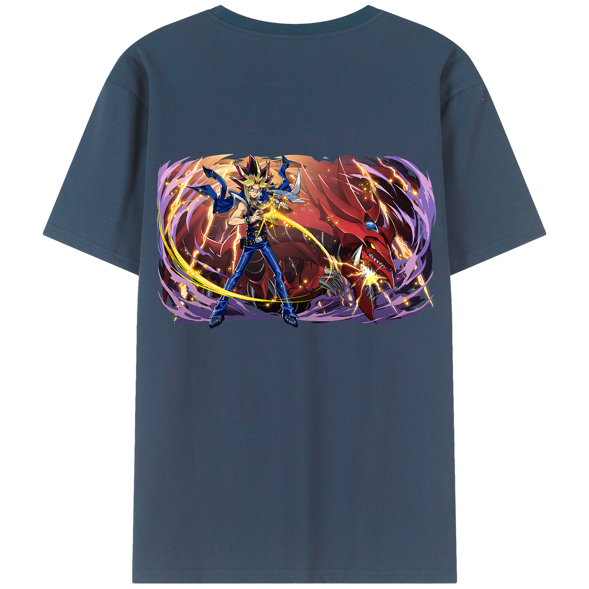 （画像用） 遊☆戯☆王 Yu-Gi-Oh! レディース半袖Tシャツ(バックプリント)