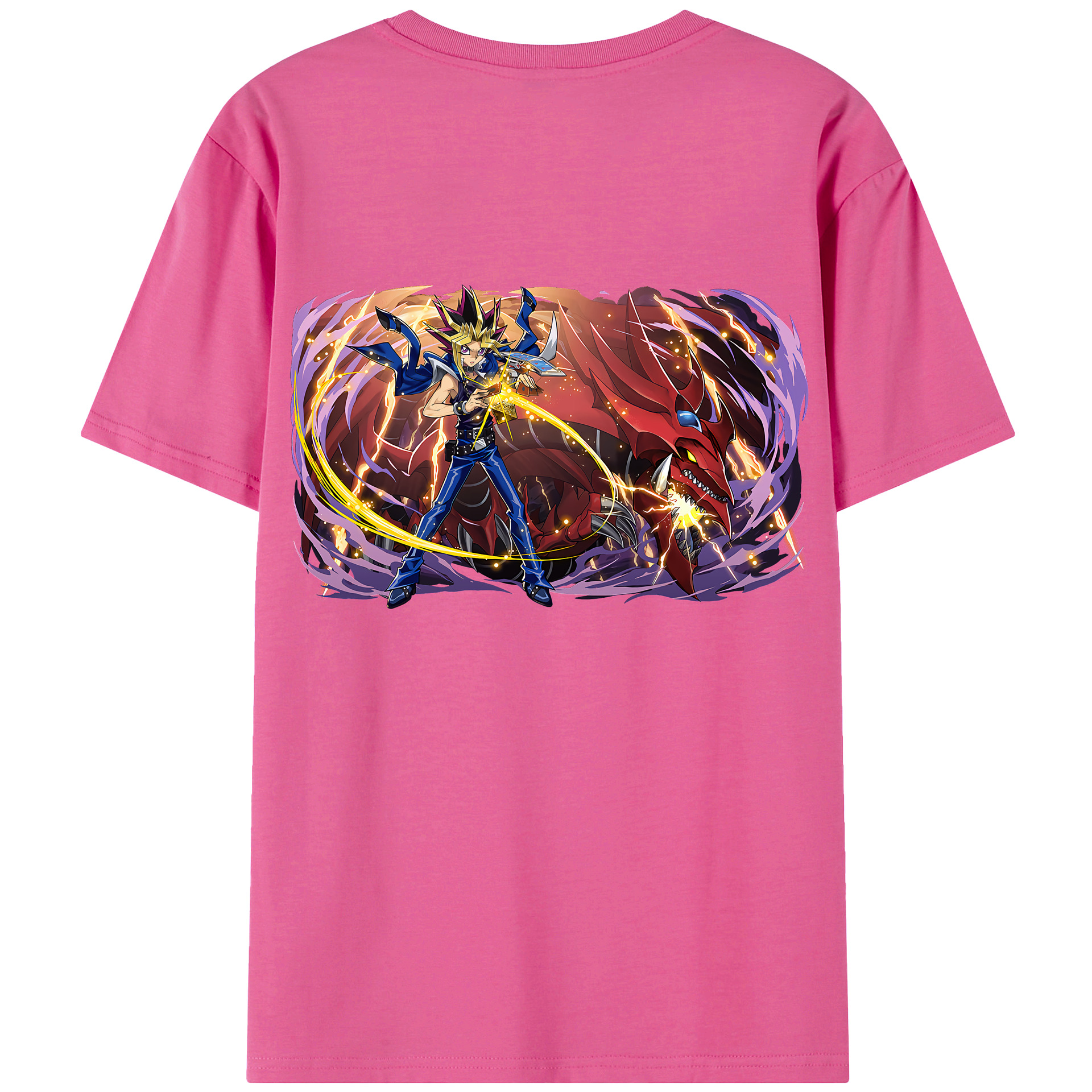 （画像用） 遊☆戯☆王 Yu-Gi-Oh! レディース半袖Tシャツ(バックプリント)