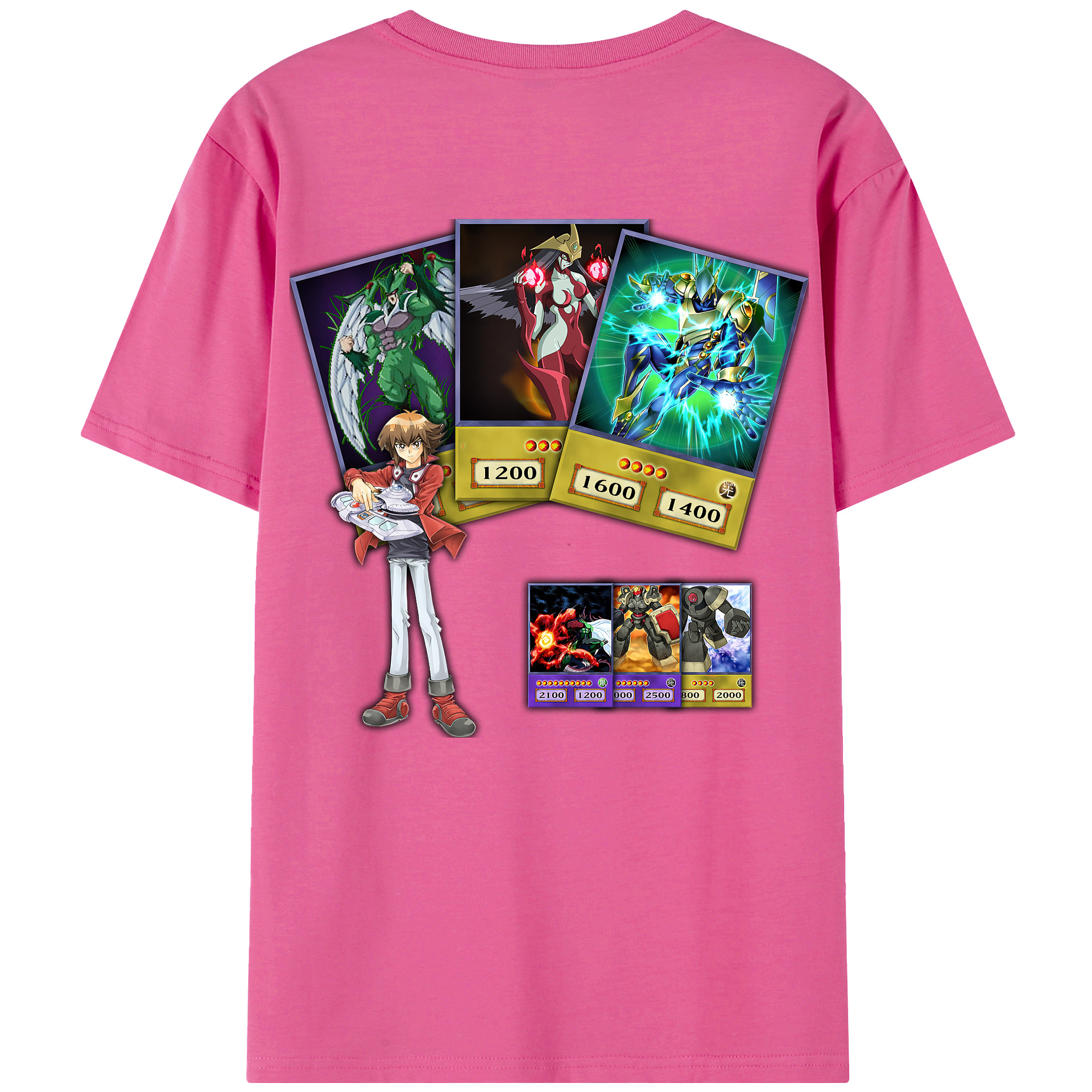 （画像用） 遊☆戯☆王 Yu-Gi-Oh! レディース半袖Tシャツ(バックプリント)