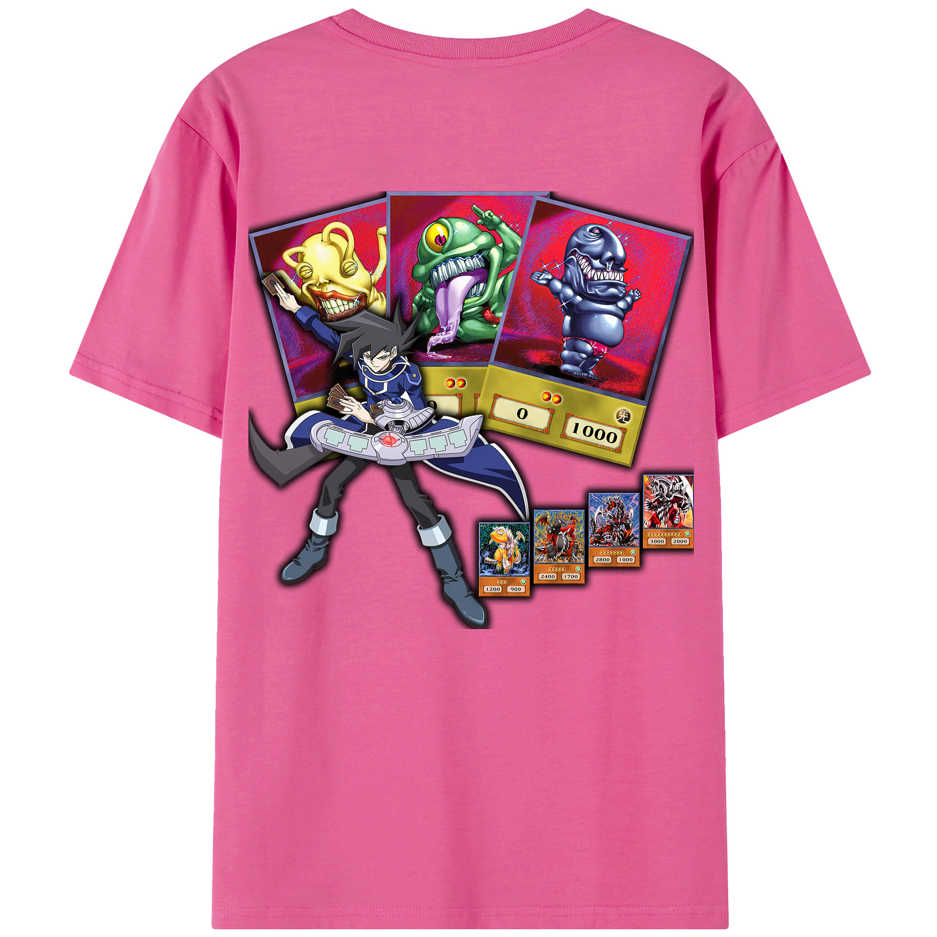 （画像用） 遊☆戯☆王 Yu-Gi-Oh! レディース半袖Tシャツ(バックプリント)