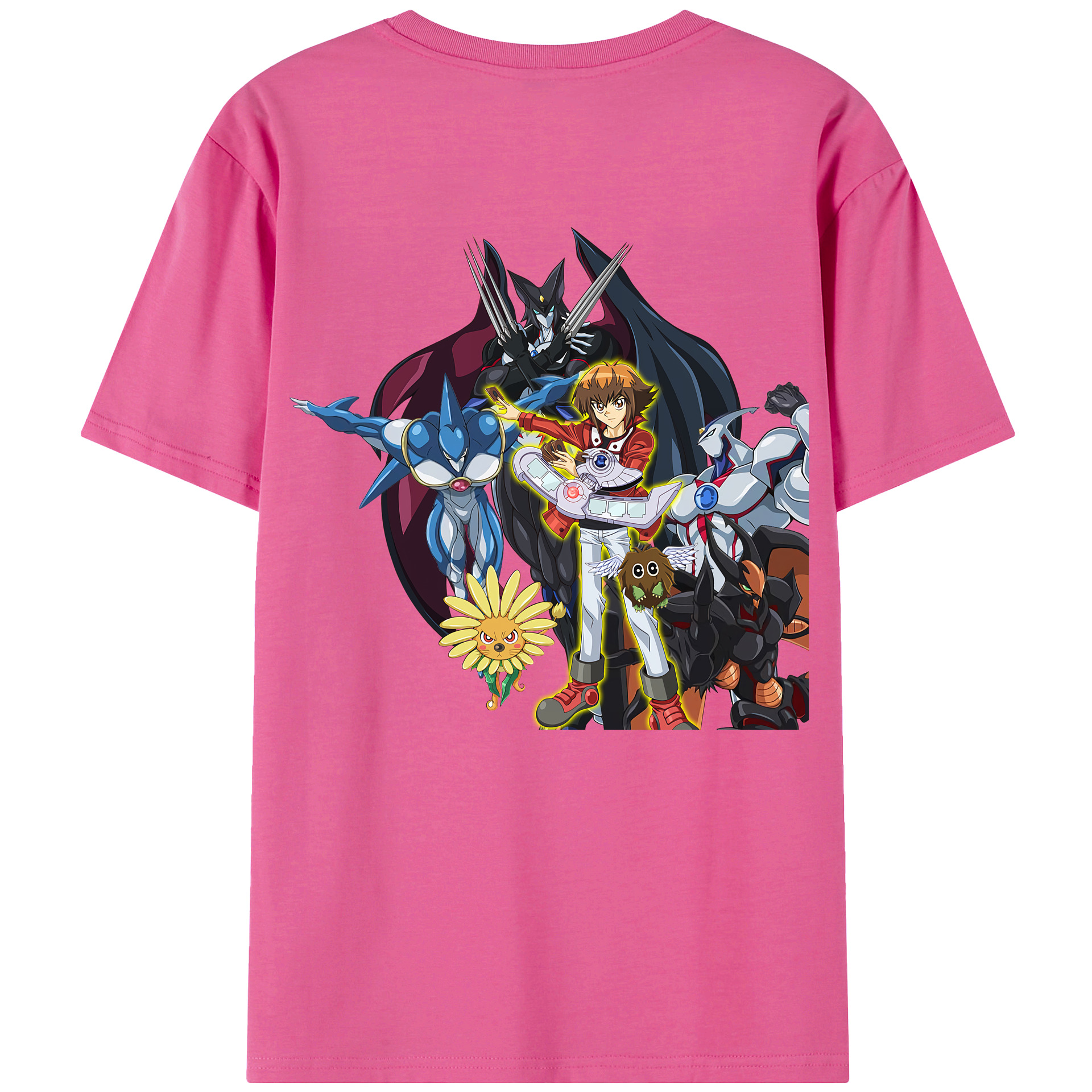 （画像用） 遊☆戯☆王 Yu-Gi-Oh! レディース半袖Tシャツ(バックプリント)