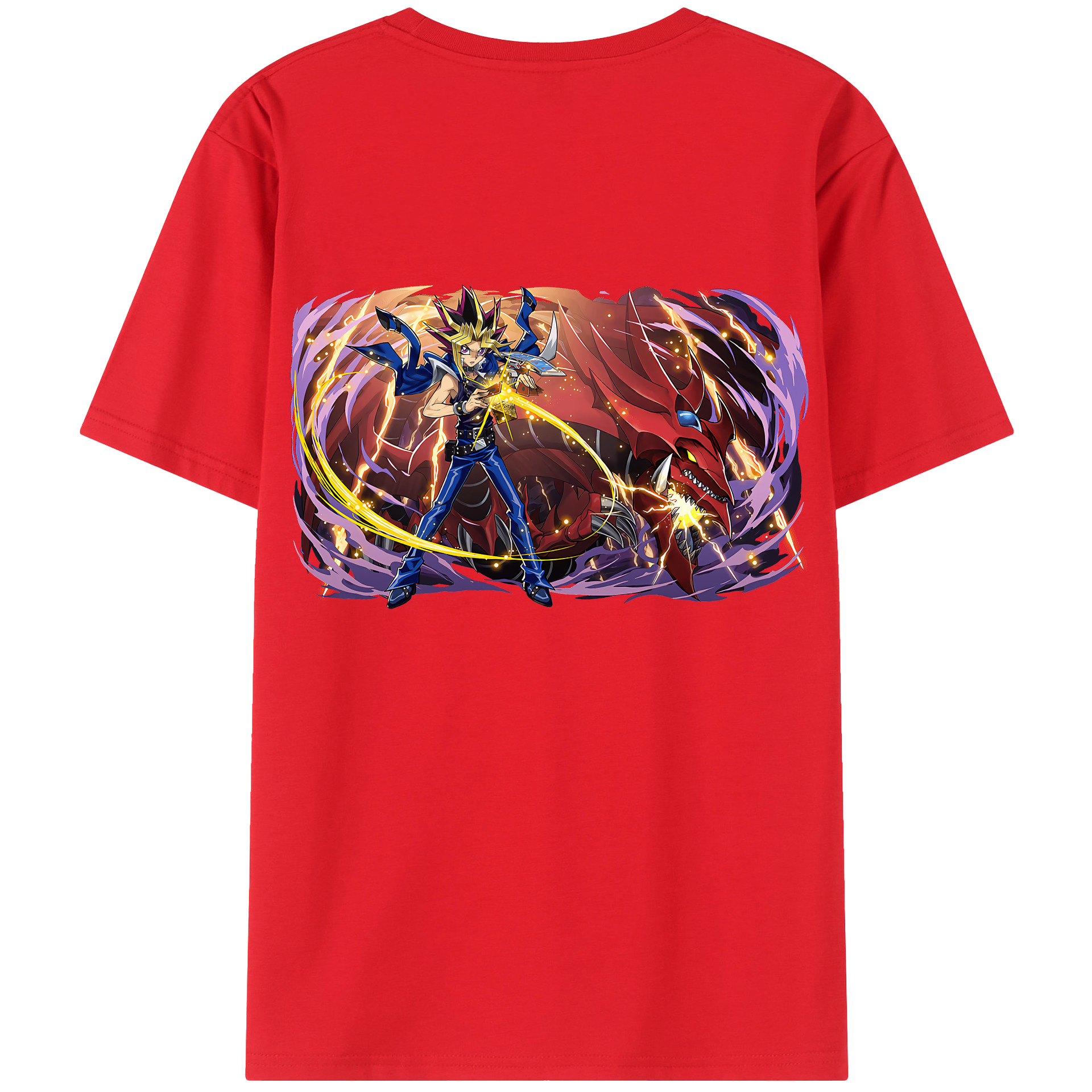 （画像用） 遊☆戯☆王 Yu-Gi-Oh! レディース半袖Tシャツ(バックプリント)