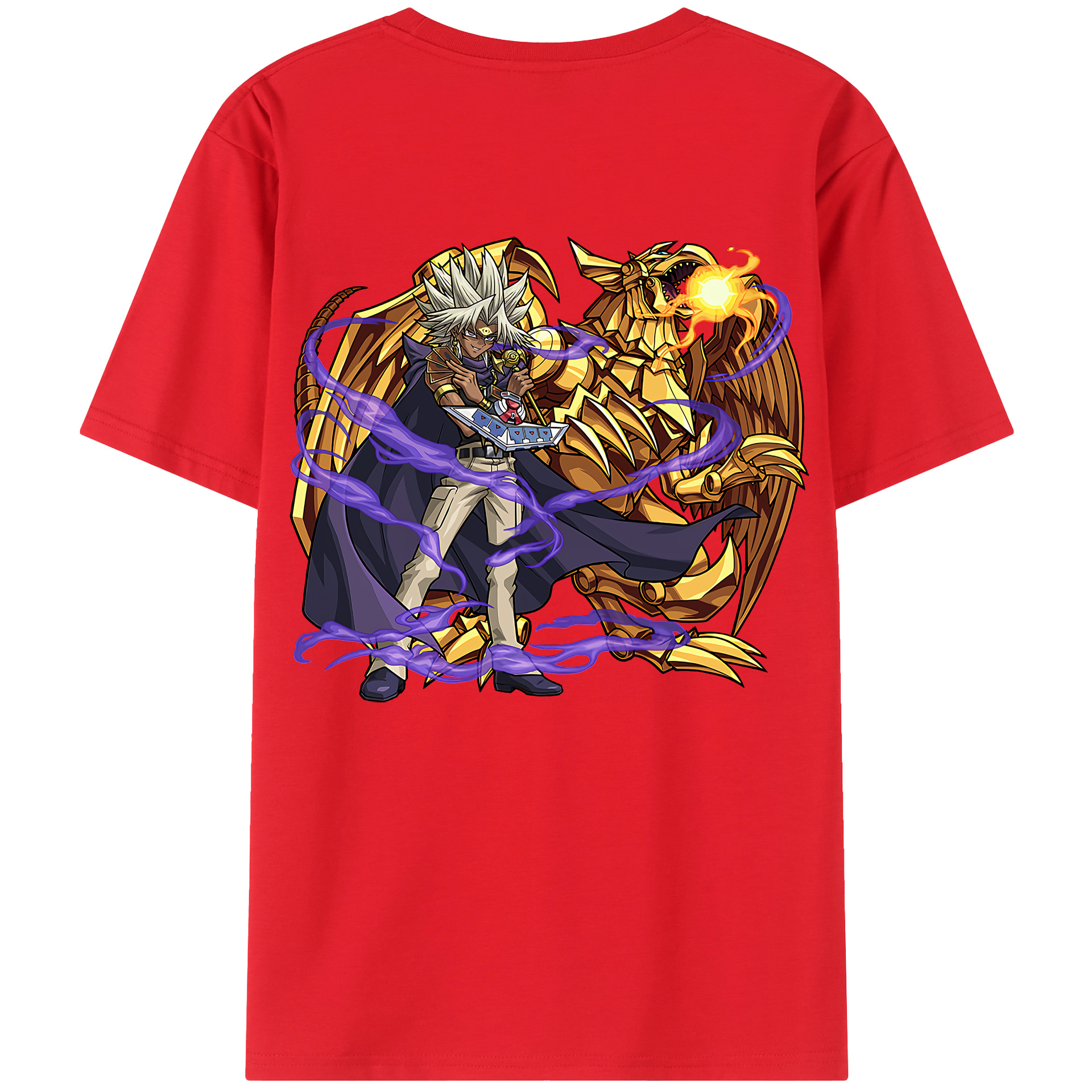 （画像用） 遊☆戯☆王 Yu-Gi-Oh! レディース半袖Tシャツ(バックプリント)