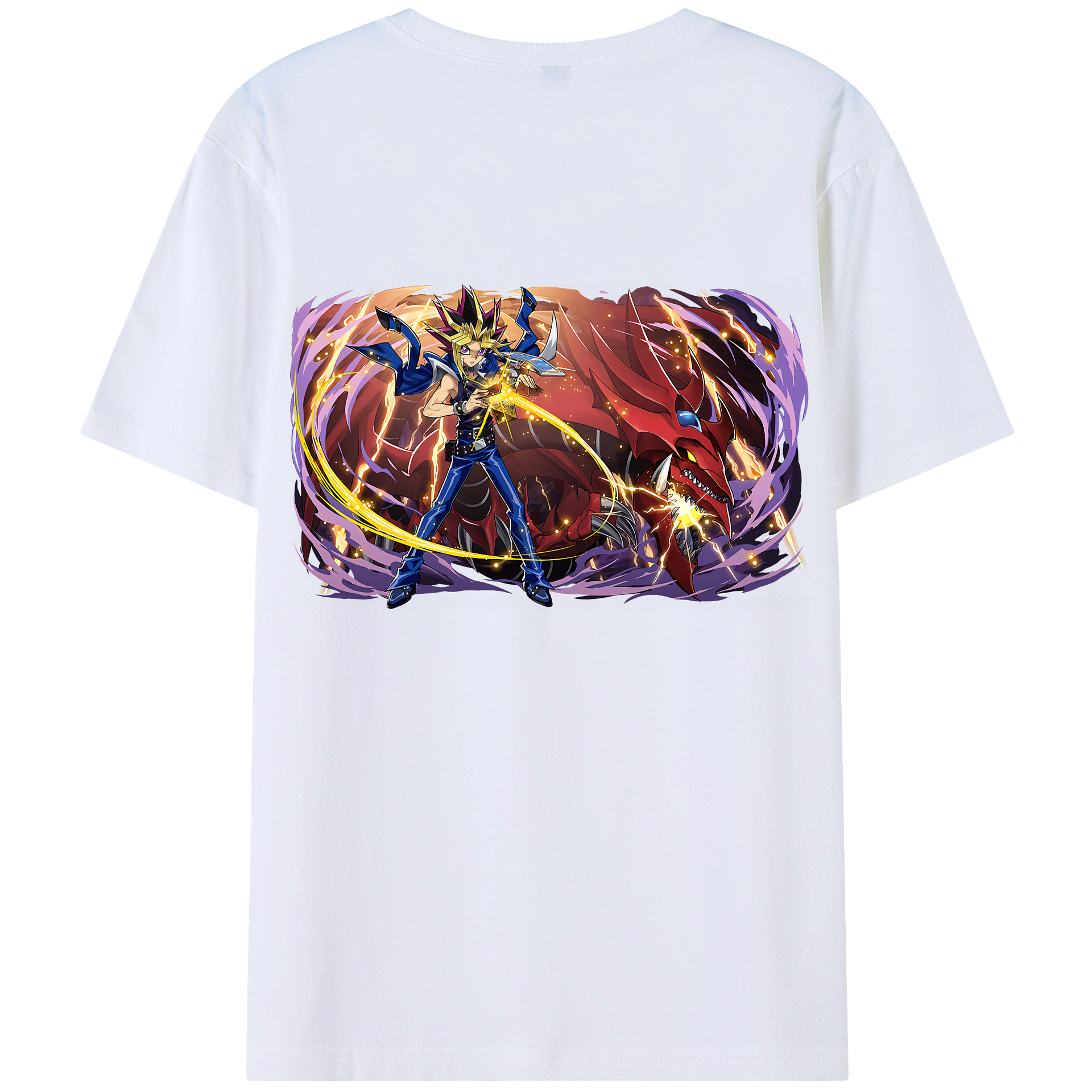 （画像用） 遊☆戯☆王 Yu-Gi-Oh! レディース半袖Tシャツ(バックプリント)