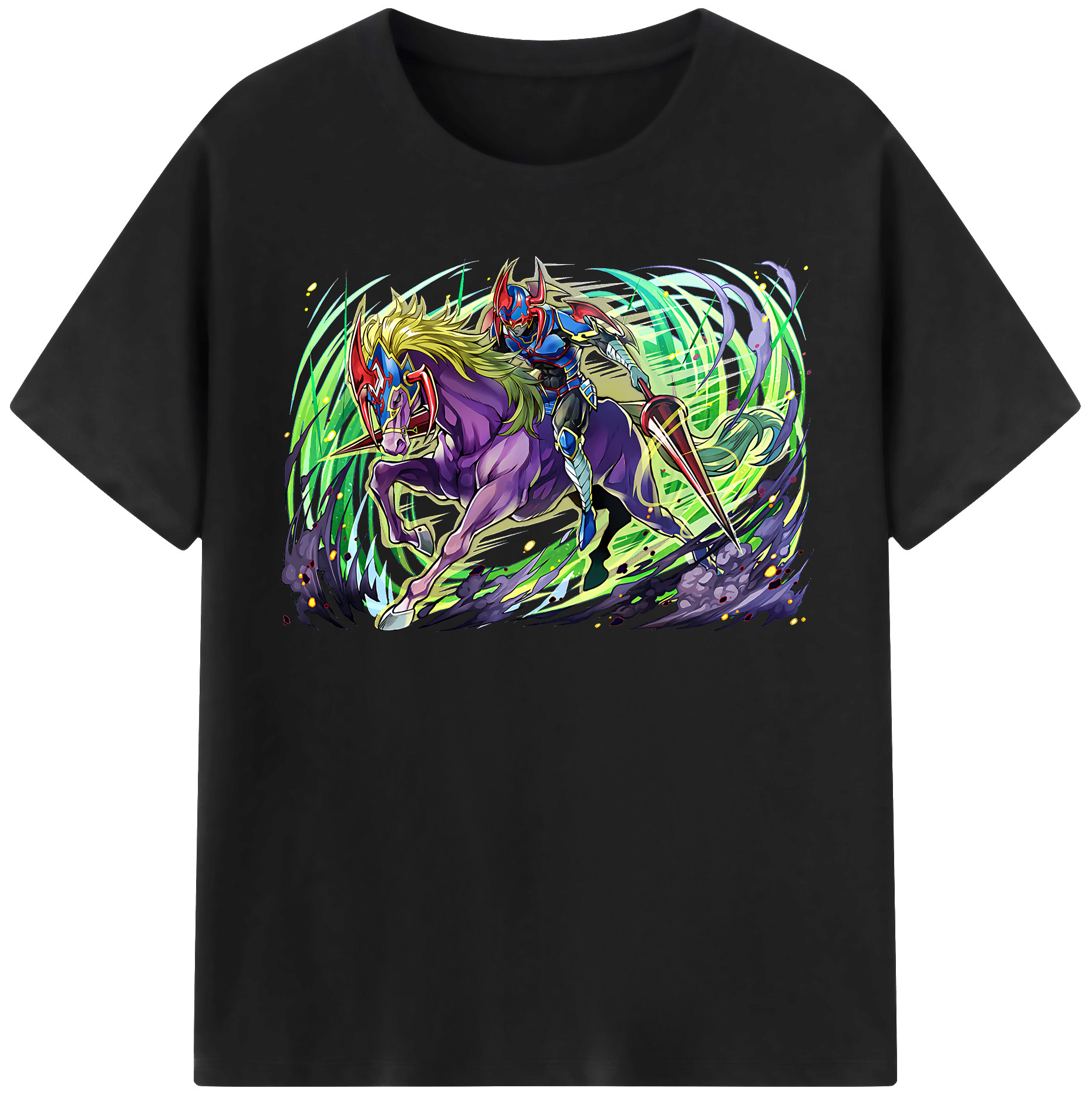 （画像用） 遊☆戯☆王 Yu-Gi-Oh! レディースカジュアルプリントTシャツ（綿100％）