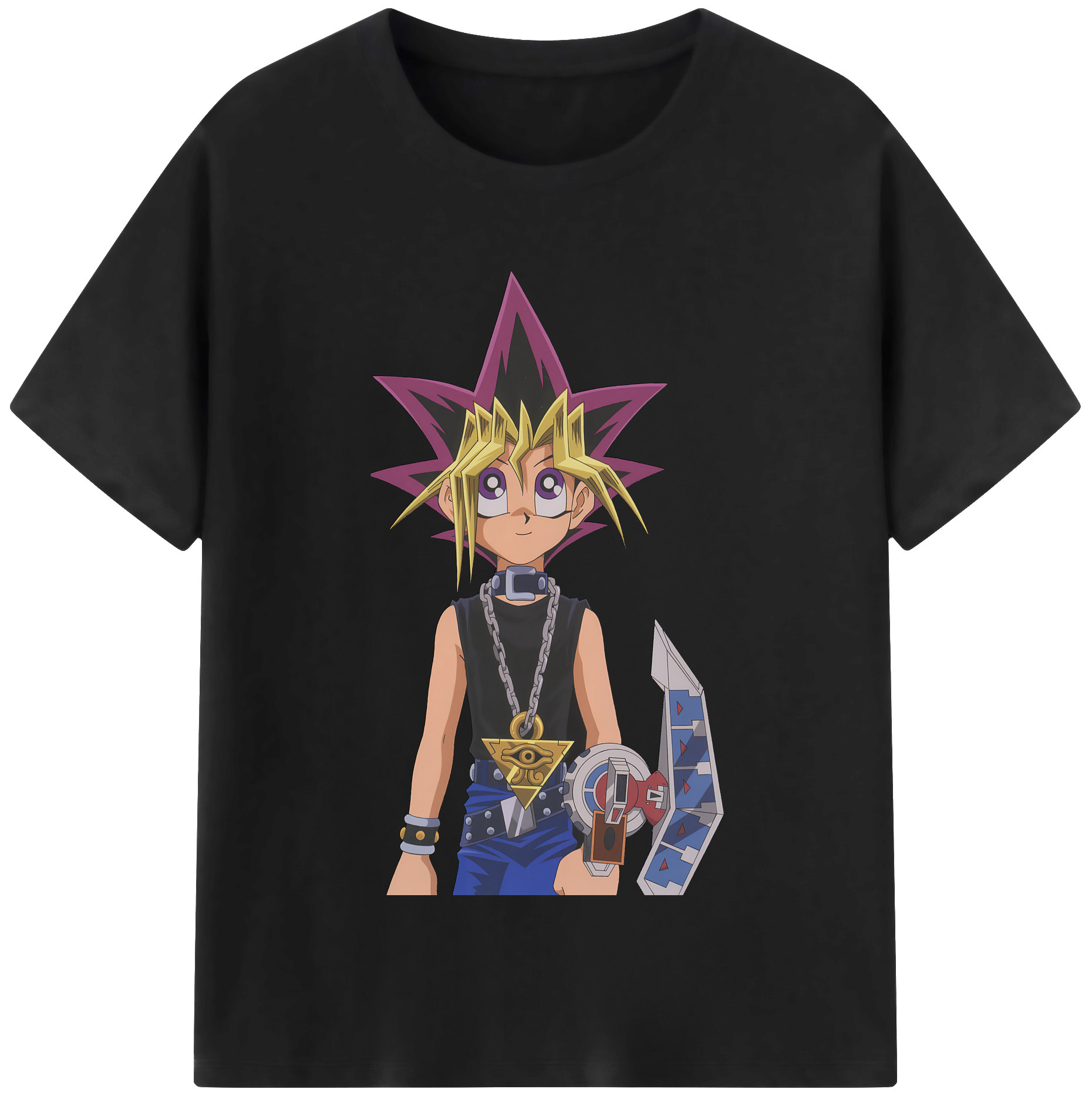 （画像用） 遊☆戯☆王 Yu-Gi-Oh! レディースカジュアルプリントTシャツ（綿100％）