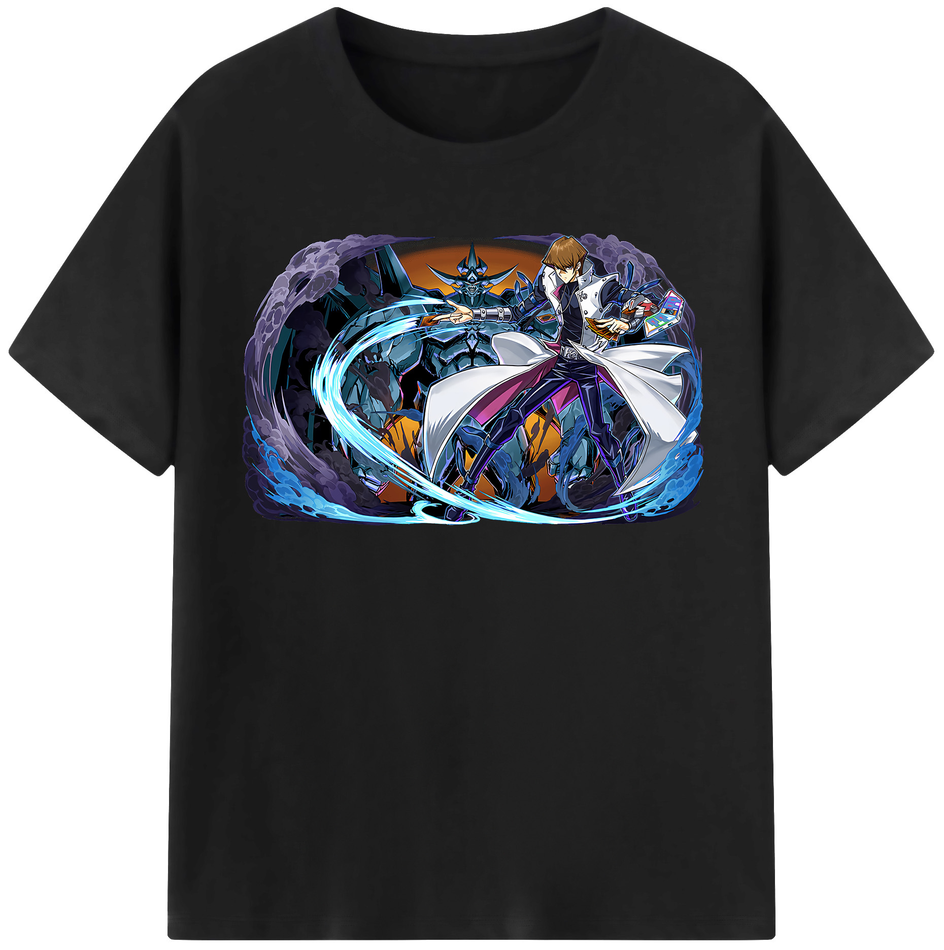 （画像用） 遊☆戯☆王 Yu-Gi-Oh! レディースカジュアルプリントTシャツ（綿100％）