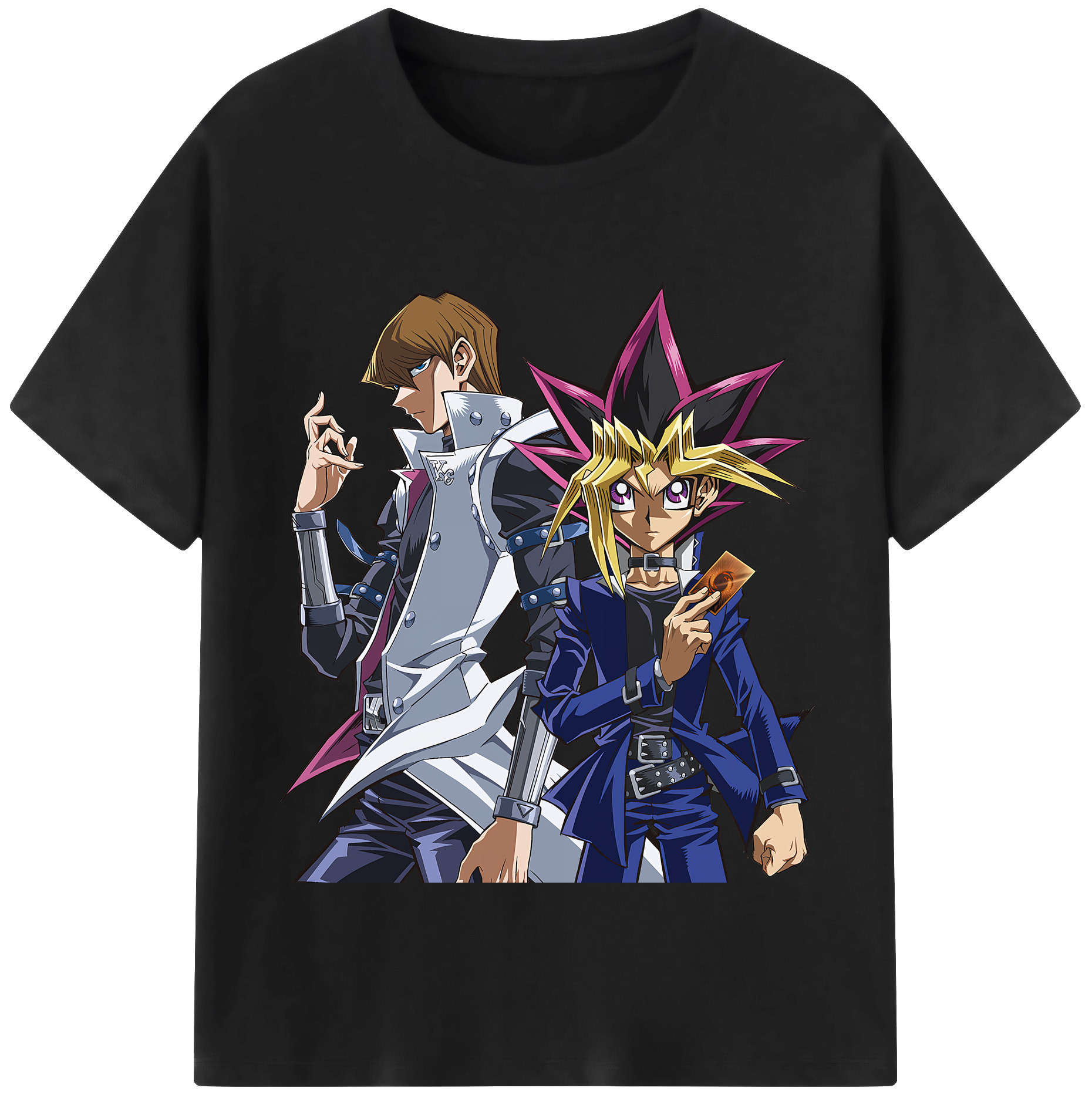 （画像用） 遊☆戯☆王 Yu-Gi-Oh! レディースカジュアルプリントTシャツ（綿100％）