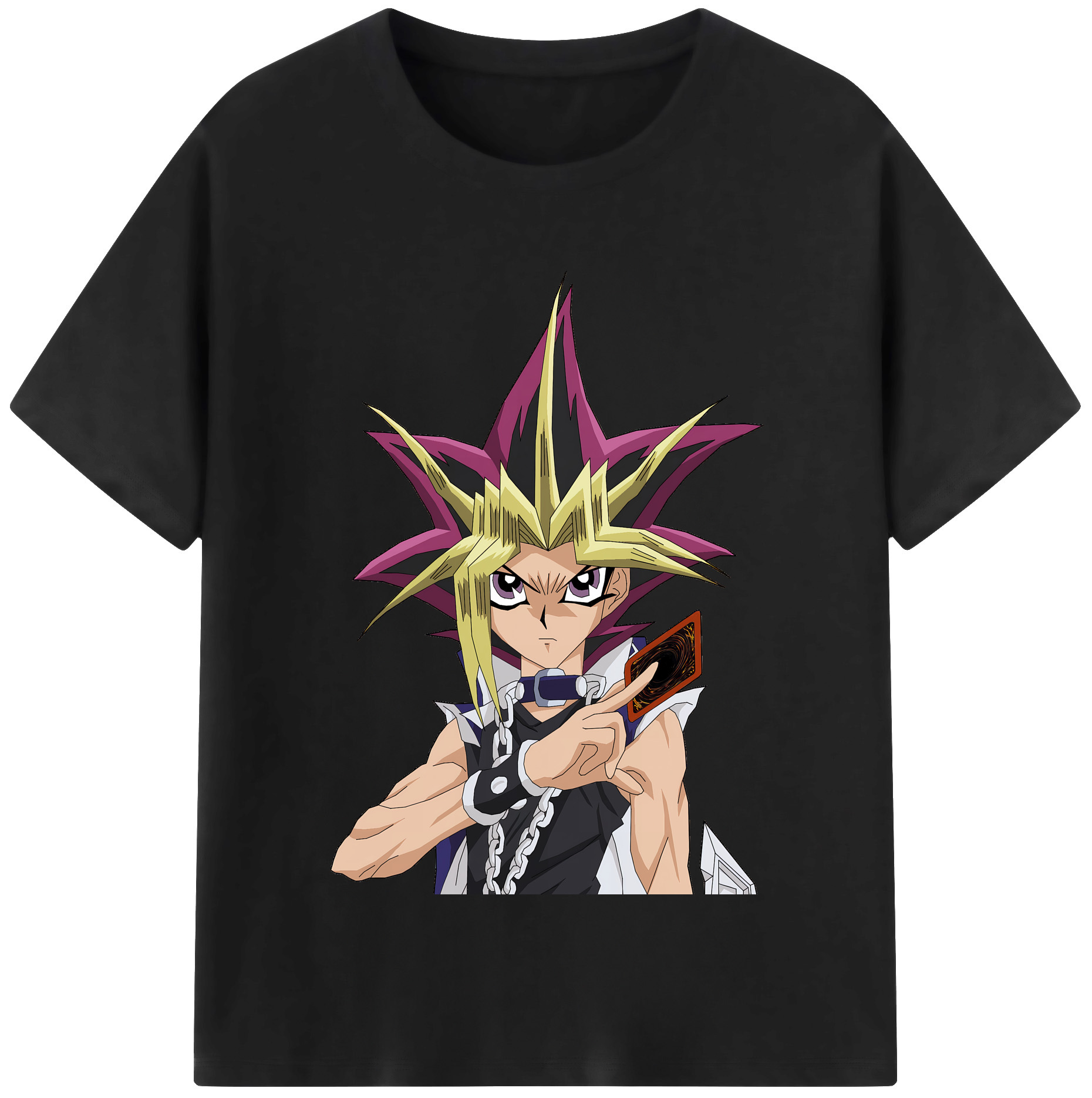 （画像用） 遊☆戯☆王 Yu-Gi-Oh! レディースカジュアルプリントTシャツ（綿100％）