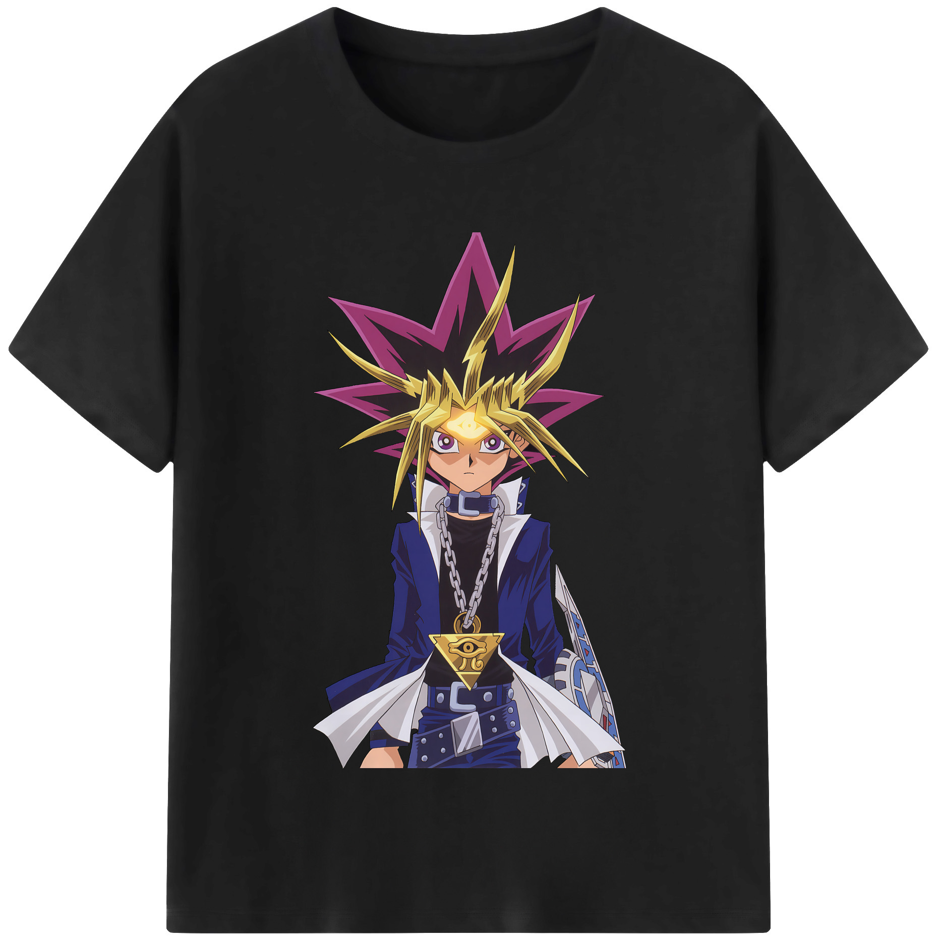 （画像用） 遊☆戯☆王 Yu-Gi-Oh! レディースカジュアルプリントTシャツ（綿100％）