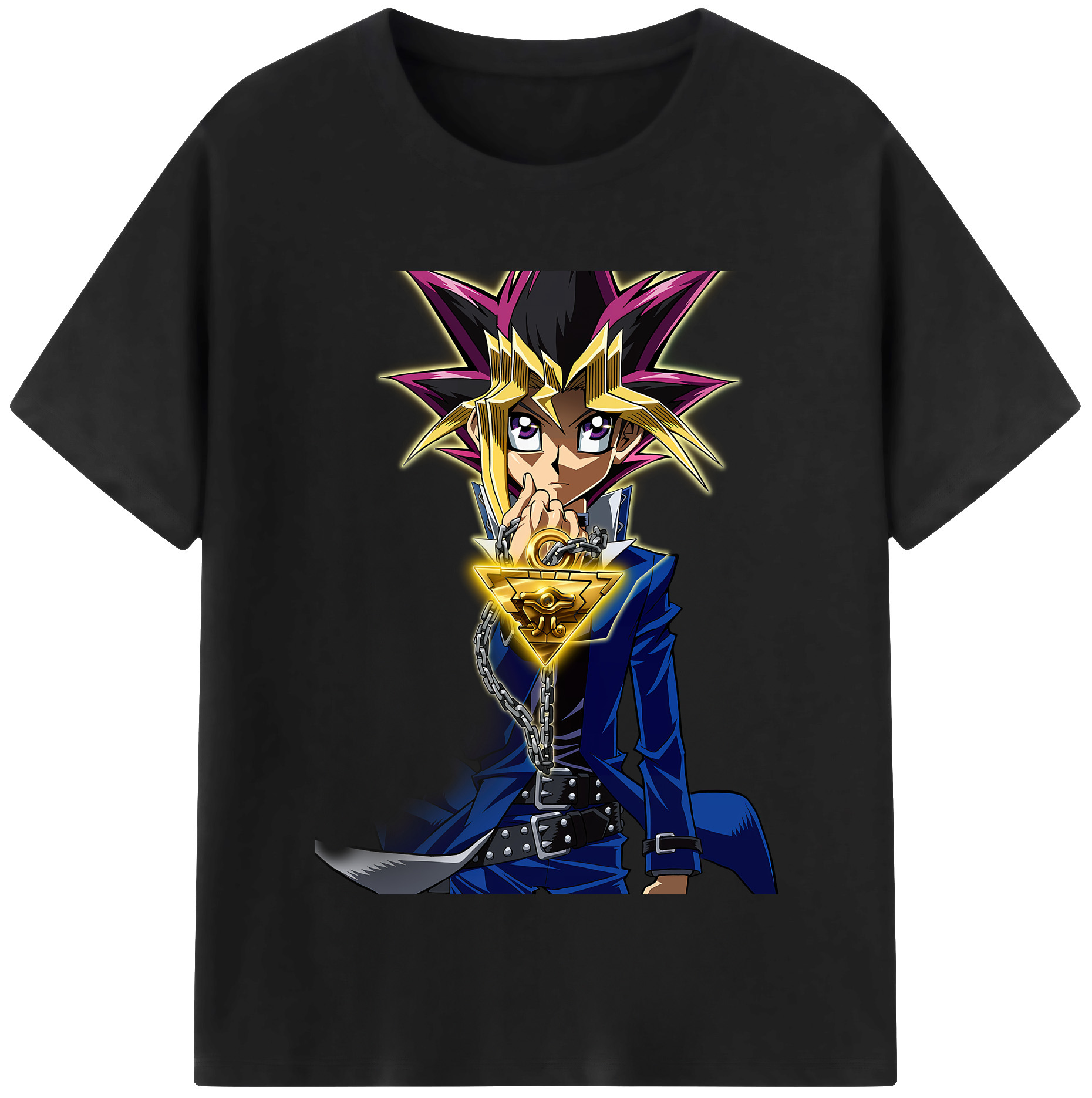 （画像用） 遊☆戯☆王 Yu-Gi-Oh! レディースカジュアルプリントTシャツ（綿100％）