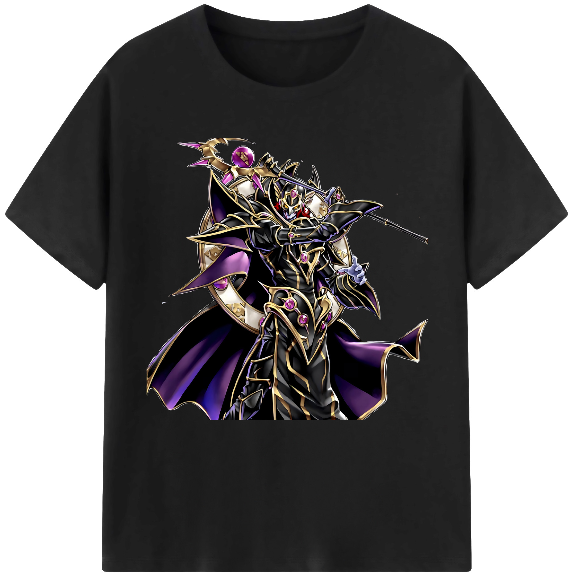 （画像用） 遊☆戯☆王 Yu-Gi-Oh! レディースカジュアルプリントTシャツ（綿100％）