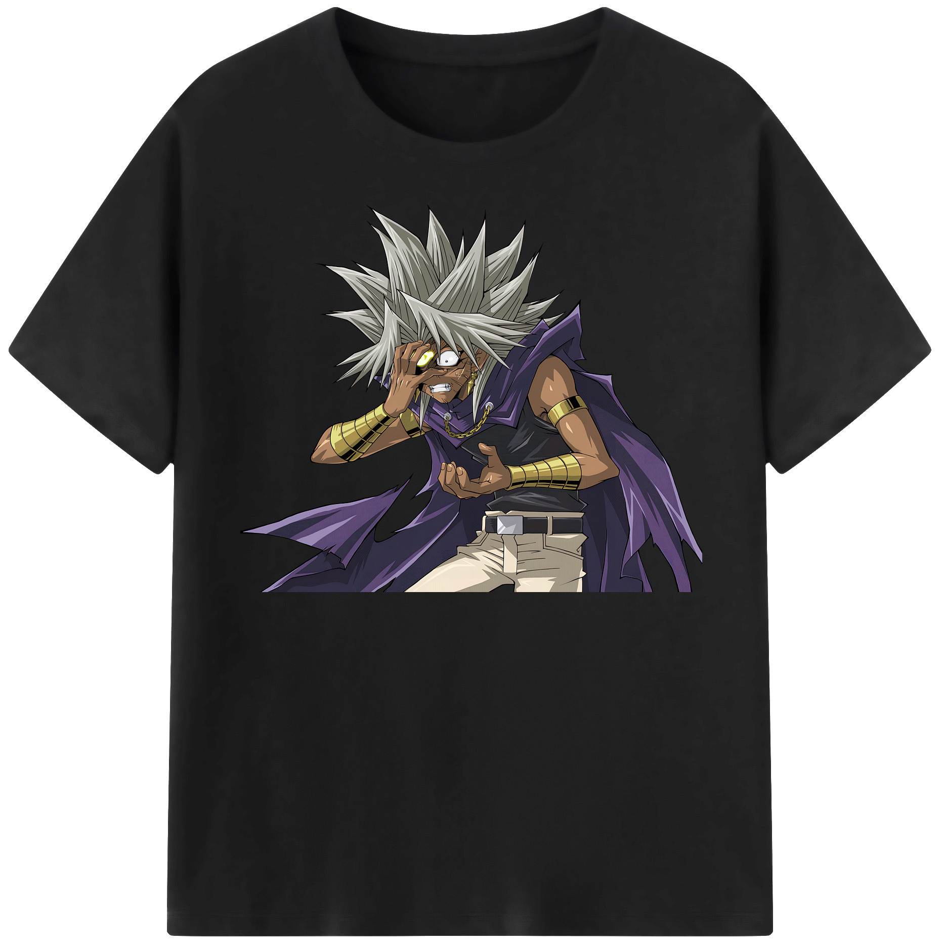 （画像用） 遊☆戯☆王 Yu-Gi-Oh! レディースカジュアルプリントTシャツ（綿100％）