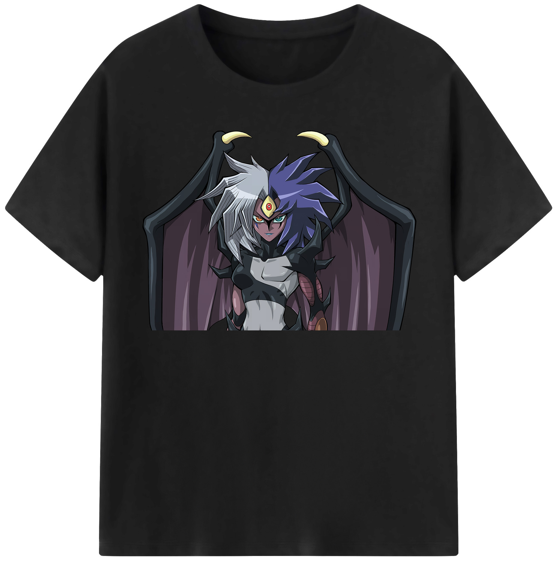 （画像用） 遊☆戯☆王 Yu-Gi-Oh! レディースカジュアルプリントTシャツ（綿100％）