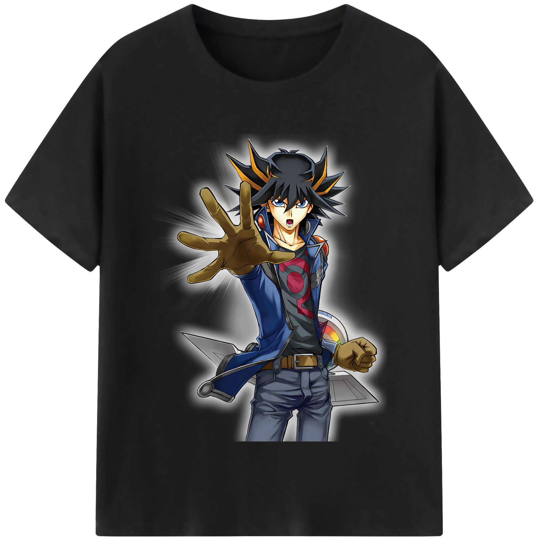 （画像用） 遊☆戯☆王 Yu-Gi-Oh! レディースカジュアルプリントTシャツ（綿100％）