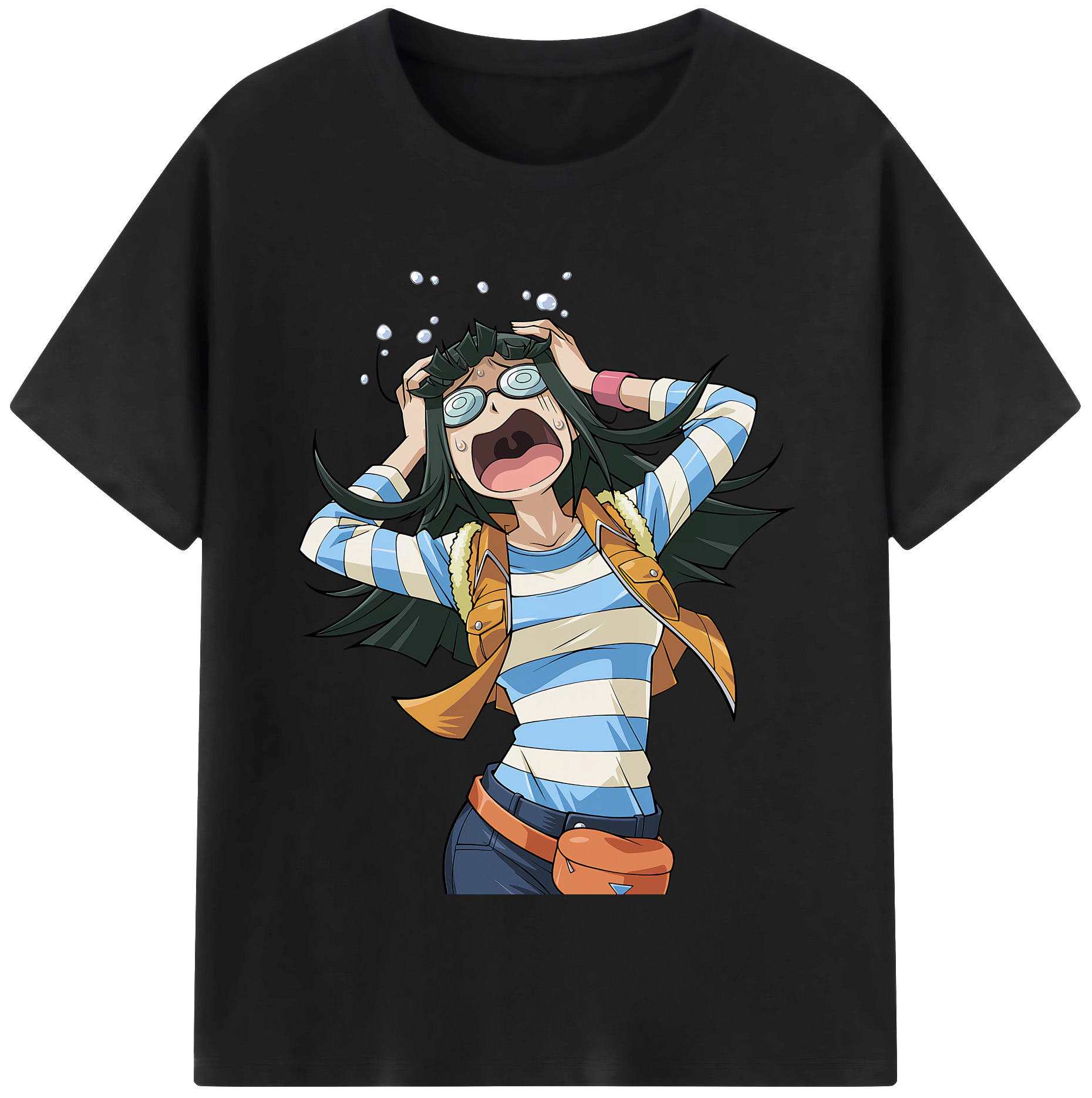 （画像用） 遊☆戯☆王 Yu-Gi-Oh! レディースカジュアルプリントTシャツ（綿100％）