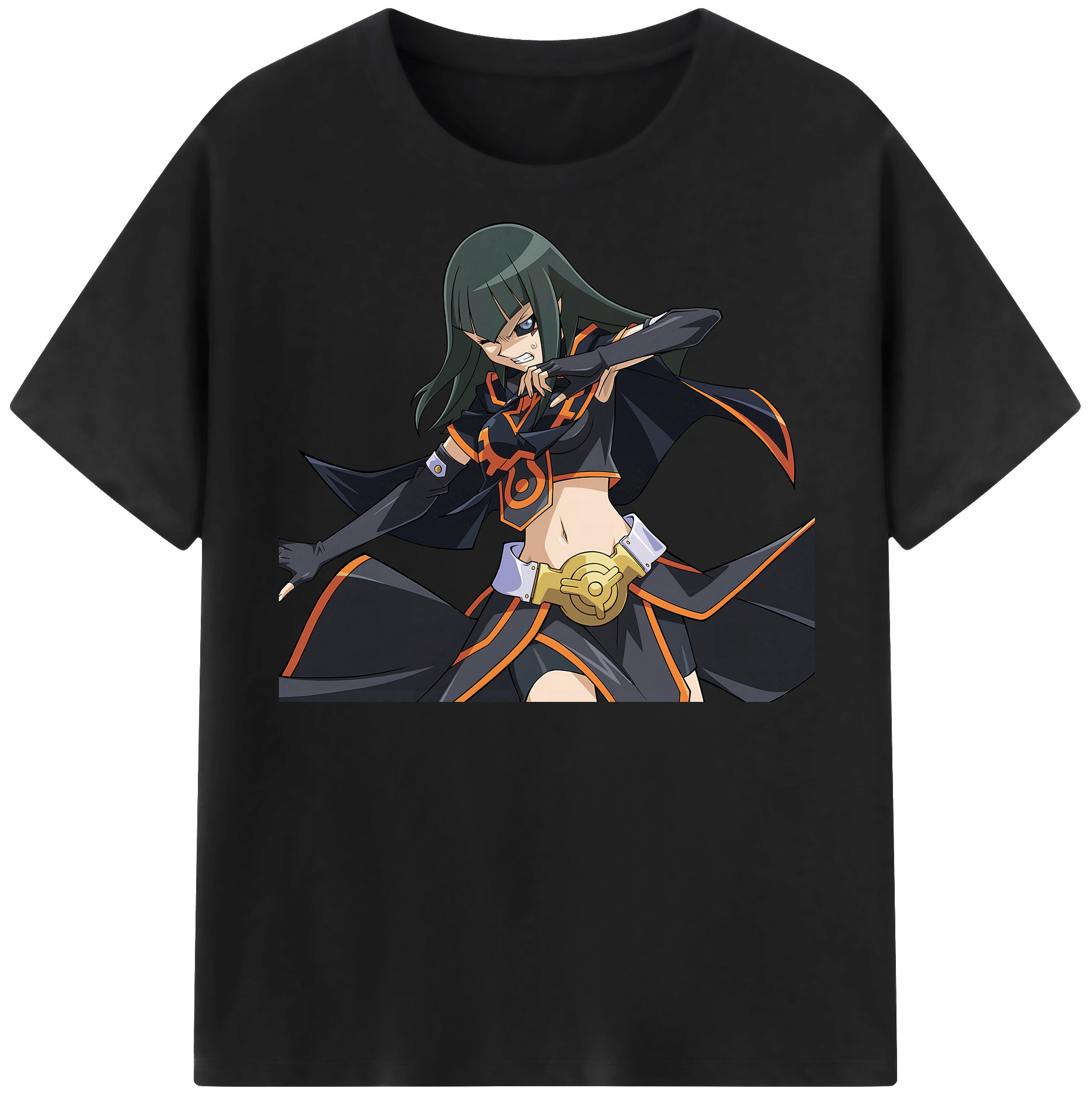 （画像用） 遊☆戯☆王 Yu-Gi-Oh! レディースカジュアルプリントTシャツ（綿100％）