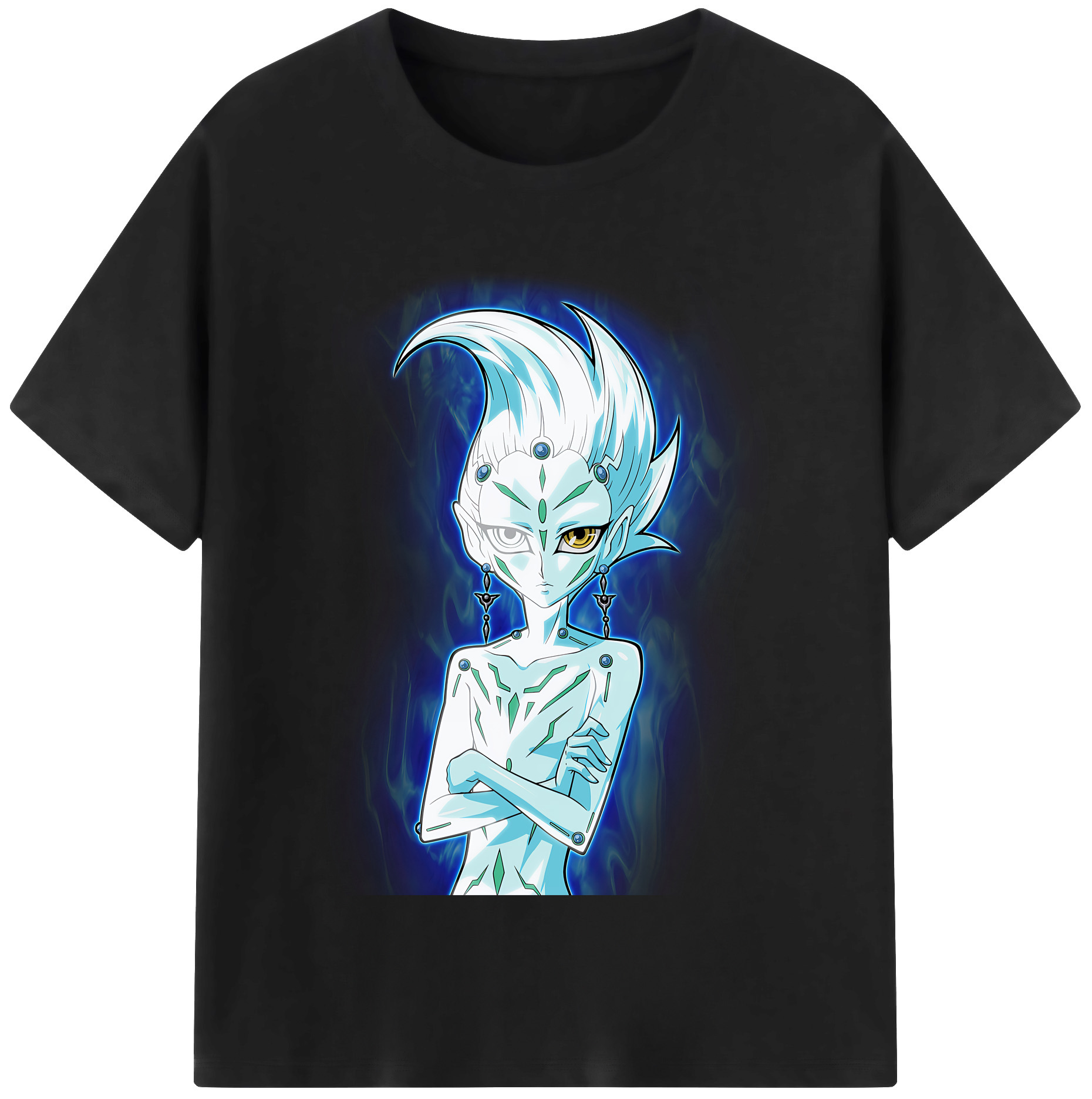 （画像用） 遊☆戯☆王 Yu-Gi-Oh! レディースカジュアルプリントTシャツ（綿100％）