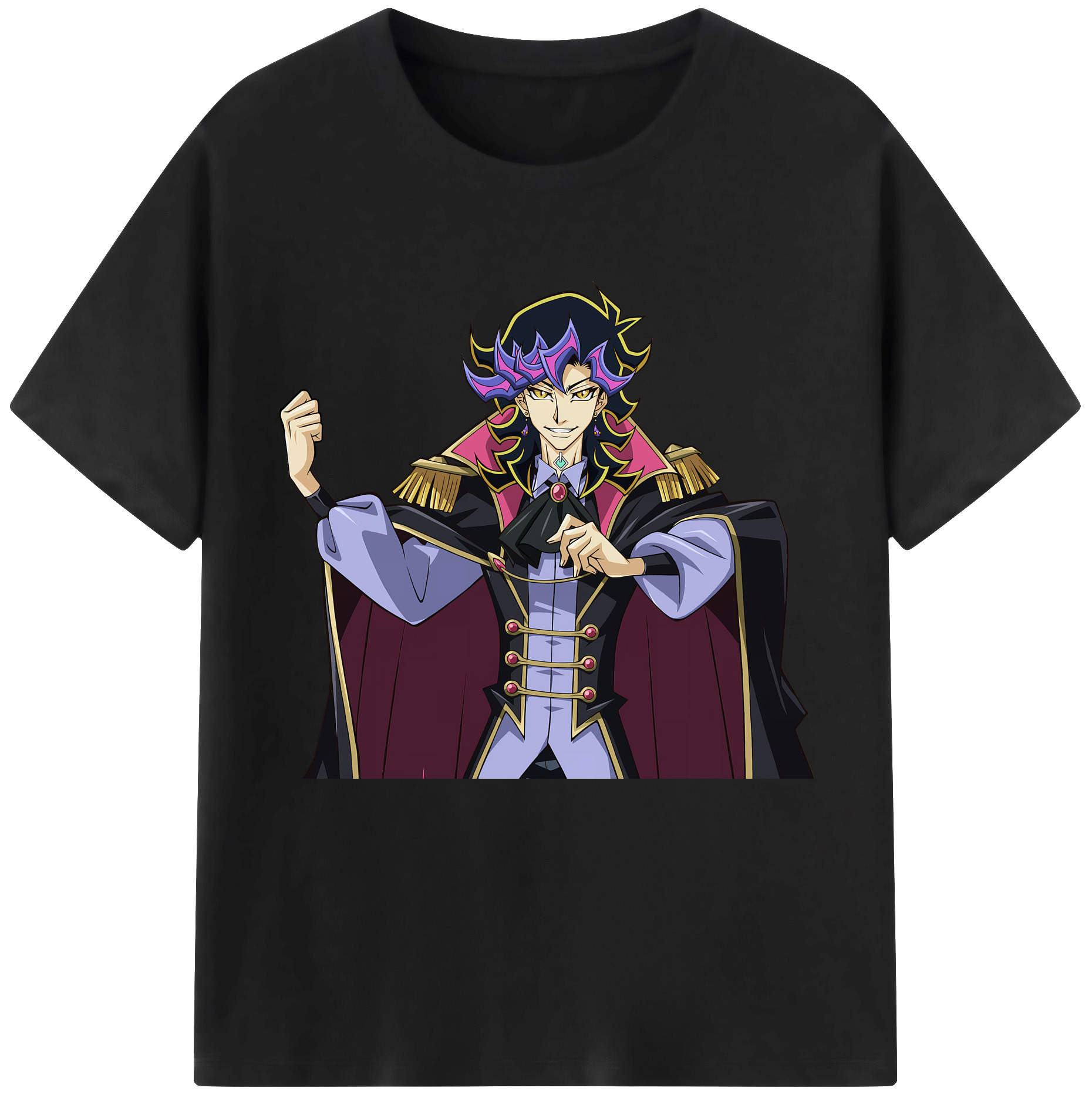（画像用） 遊☆戯☆王 Yu-Gi-Oh! レディースカジュアルプリントTシャツ（綿100％）