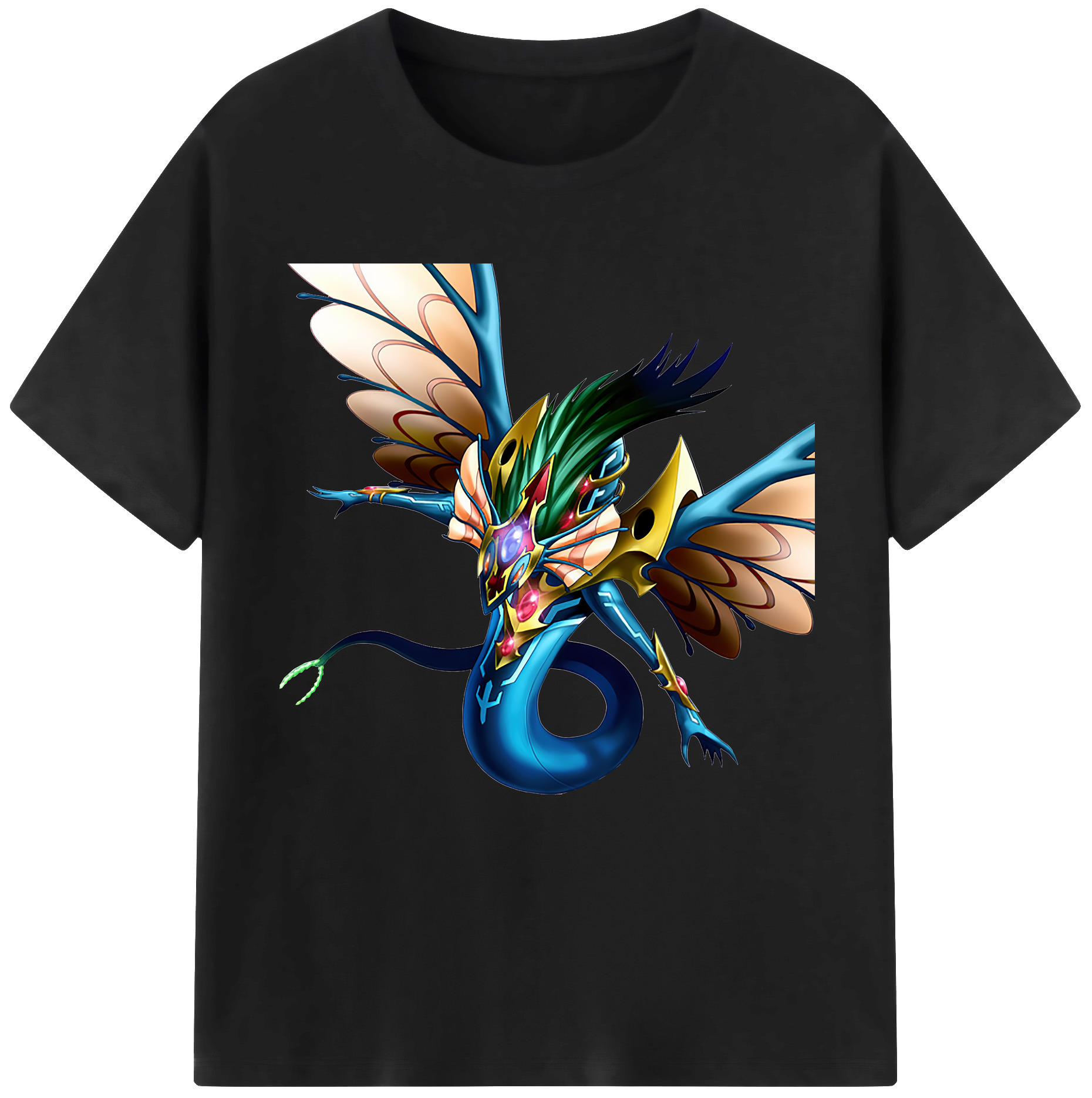 （画像用） 遊☆戯☆王 Yu-Gi-Oh! レディースカジュアルプリントTシャツ（綿100％）