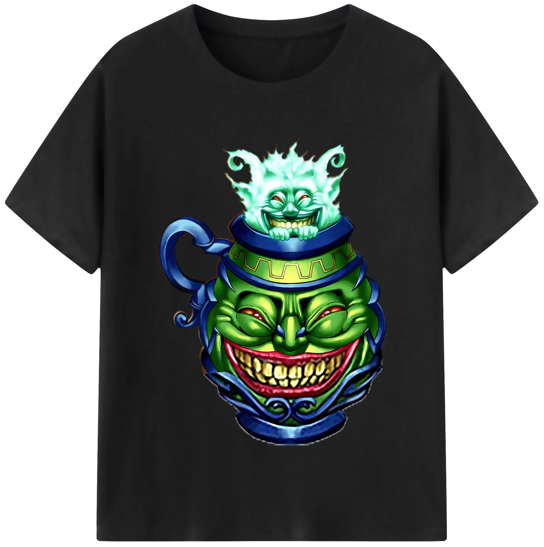（画像用） 遊☆戯☆王 Yu-Gi-Oh! レディースカジュアルプリントTシャツ（綿100％）