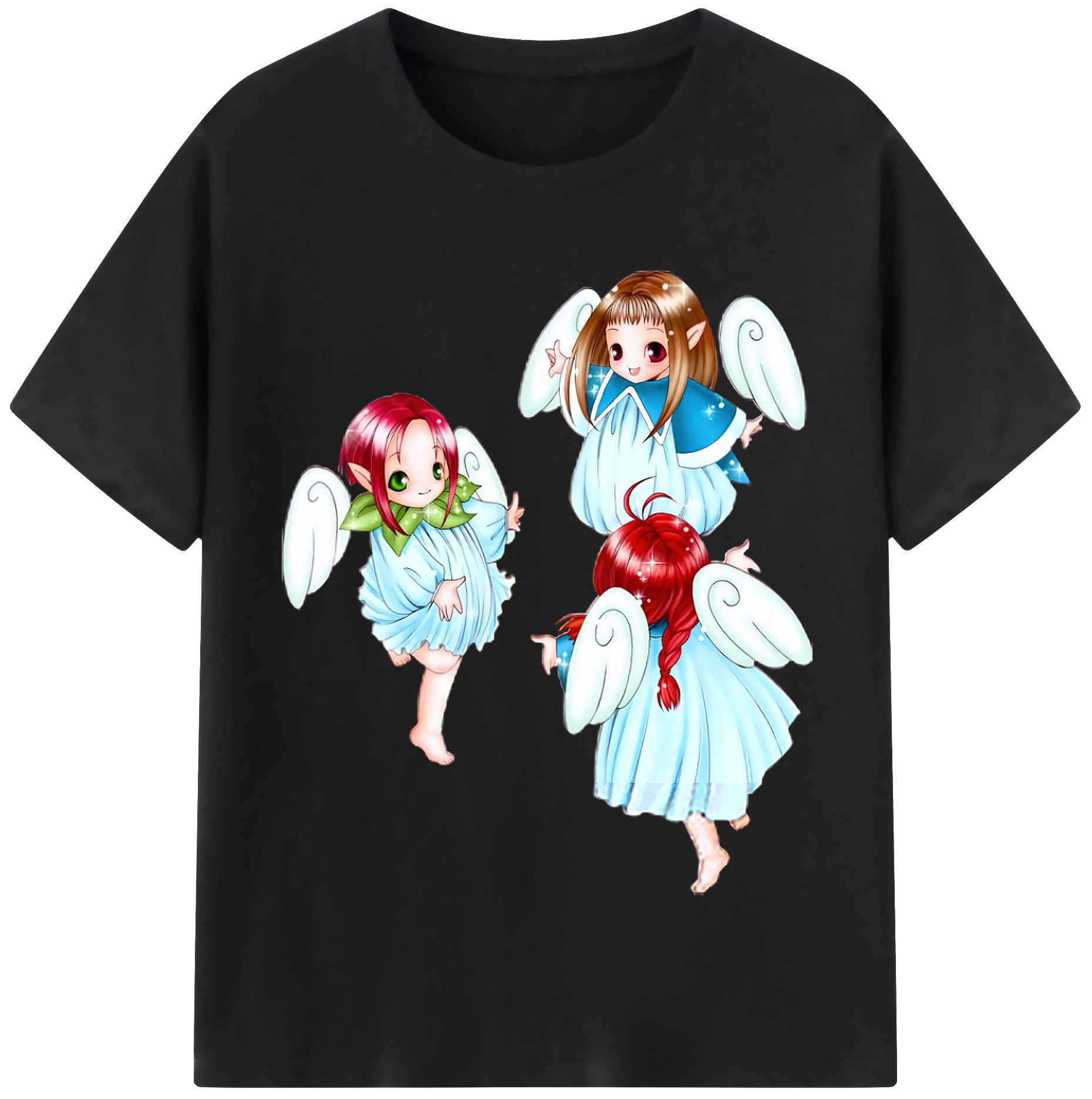 （画像用） 遊☆戯☆王 Yu-Gi-Oh! レディースカジュアルプリントTシャツ（綿100％）