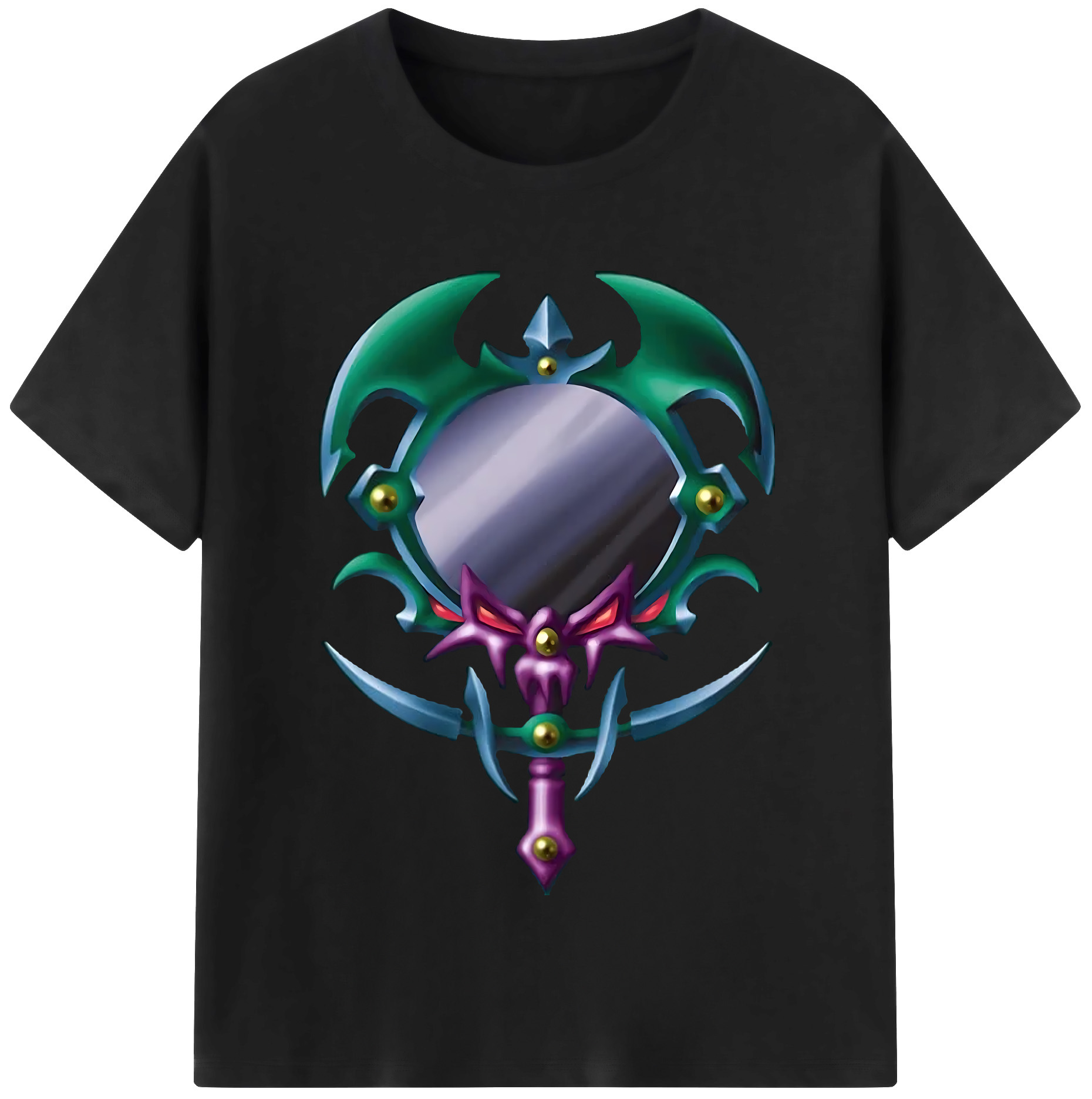 （画像用） 遊☆戯☆王 Yu-Gi-Oh! レディースカジュアルプリントTシャツ（綿100％）