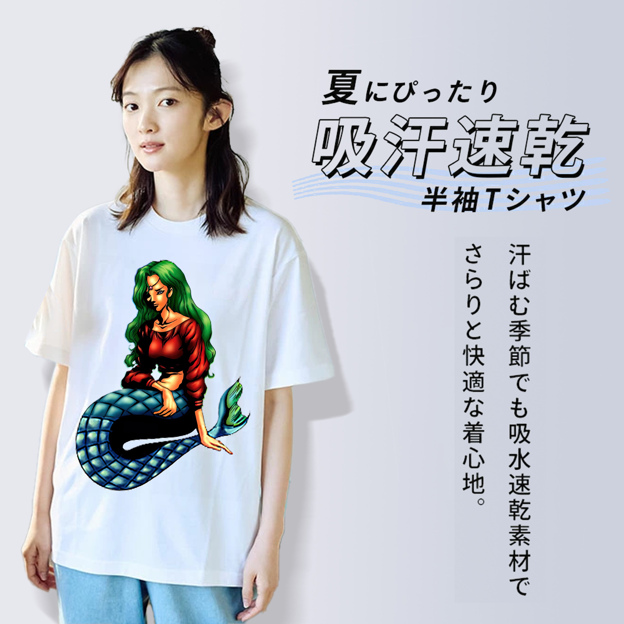 遊☆戯☆王 Yu-Gi-Oh! レディースカジュアルプリントTシャツ（綿100％）