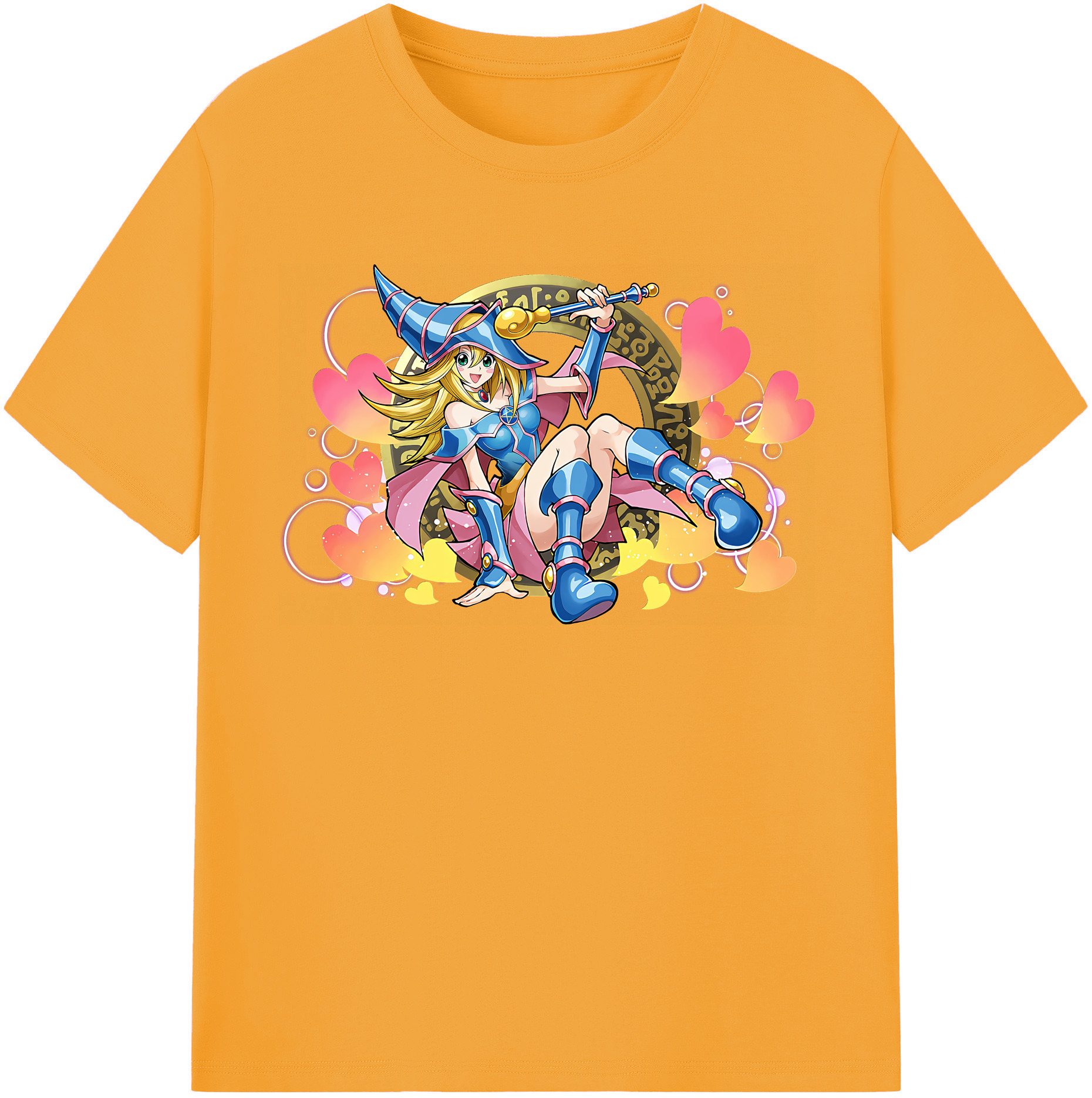 （画像用） 遊☆戯☆王 Yu-Gi-Oh! レディースカジュアルプリントTシャツ（綿100％）