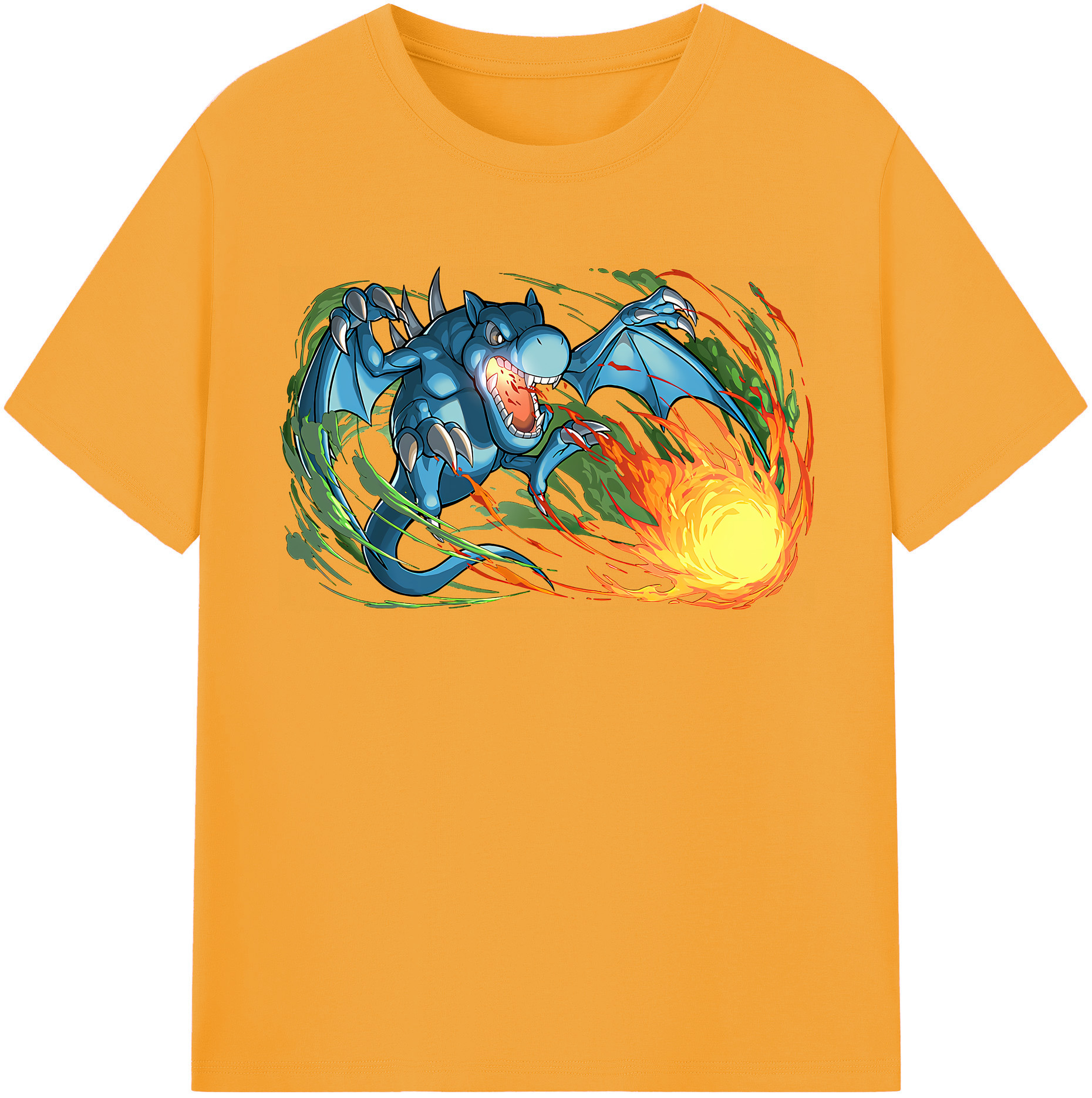 （画像用） 遊☆戯☆王 Yu-Gi-Oh! レディースカジュアルプリントTシャツ（綿100％）