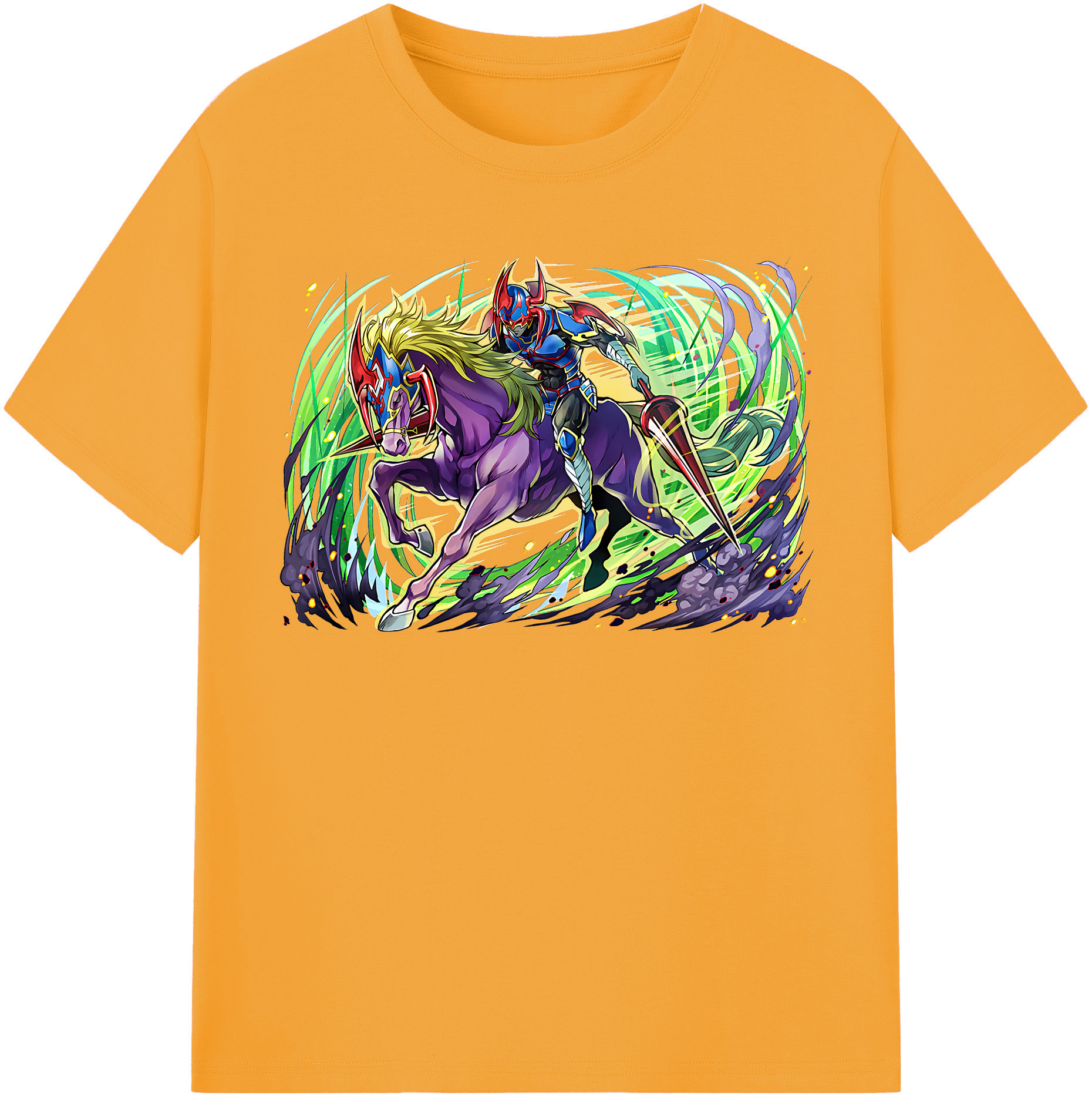 （画像用） 遊☆戯☆王 Yu-Gi-Oh! レディースカジュアルプリントTシャツ（綿100％）