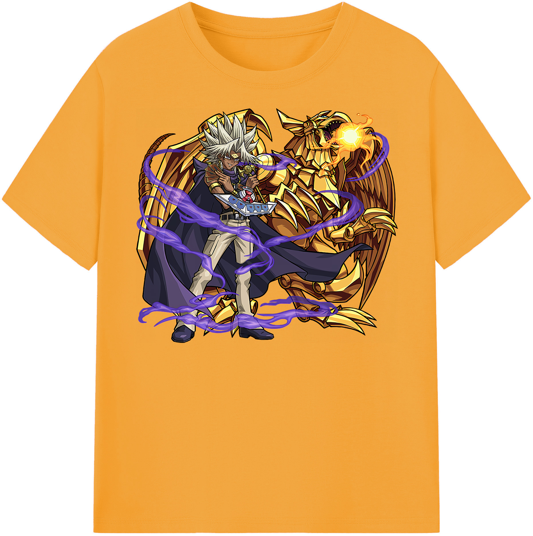 （画像用） 遊☆戯☆王 Yu-Gi-Oh! レディースカジュアルプリントTシャツ（綿100％）