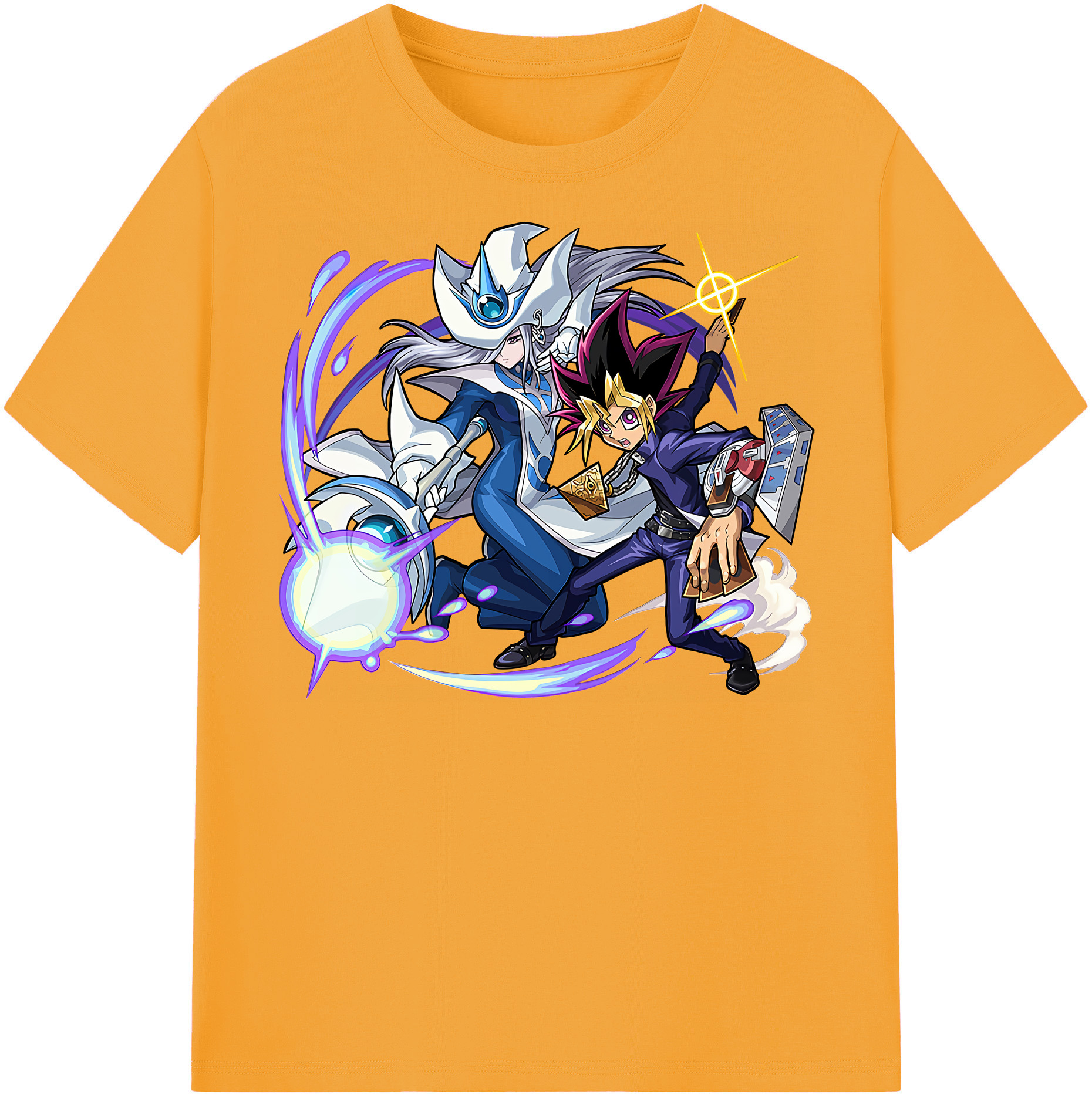 （画像用） 遊☆戯☆王 Yu-Gi-Oh! レディースカジュアルプリントTシャツ（綿100％）