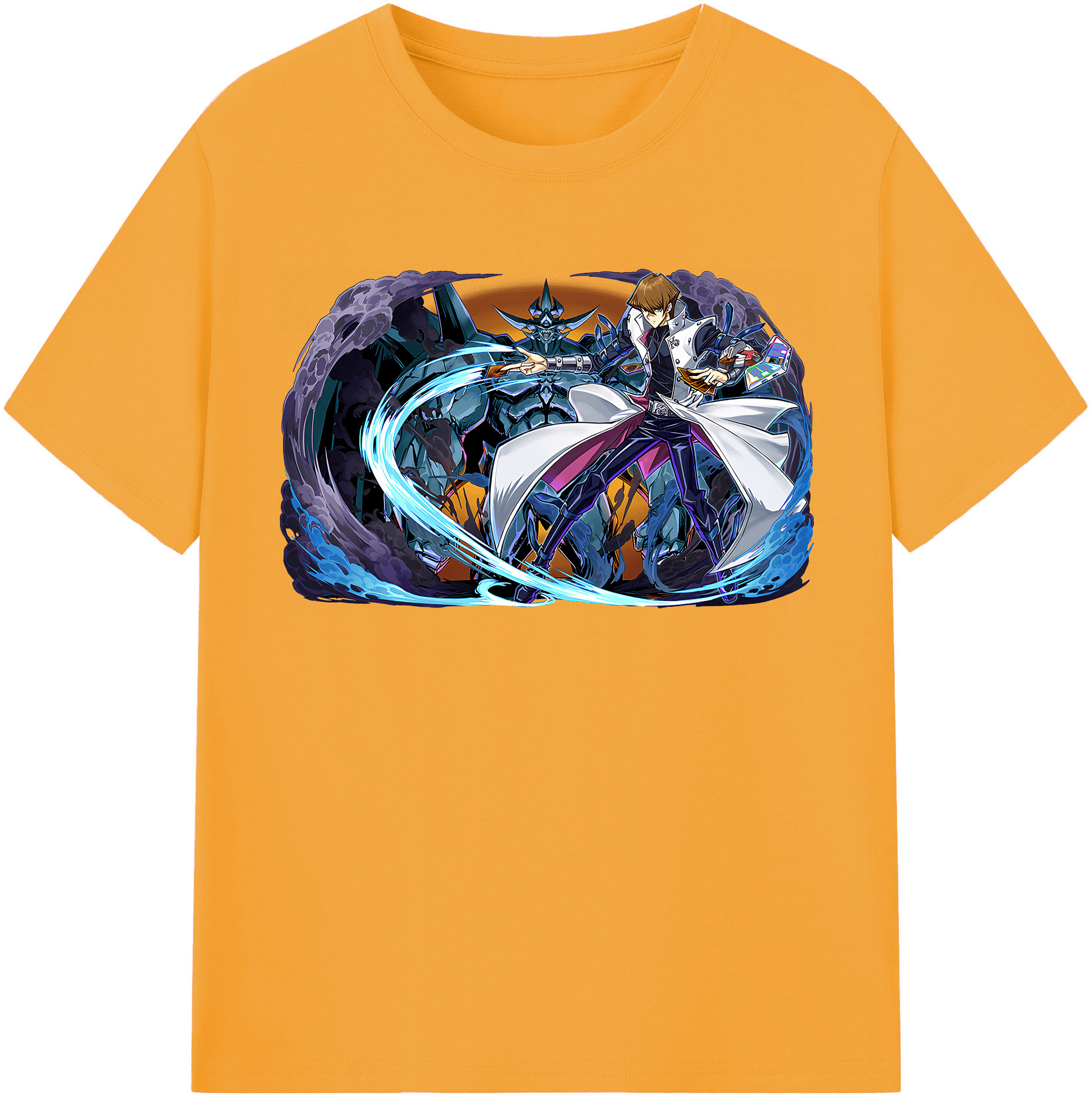 （画像用） 遊☆戯☆王 Yu-Gi-Oh! レディースカジュアルプリントTシャツ（綿100％）