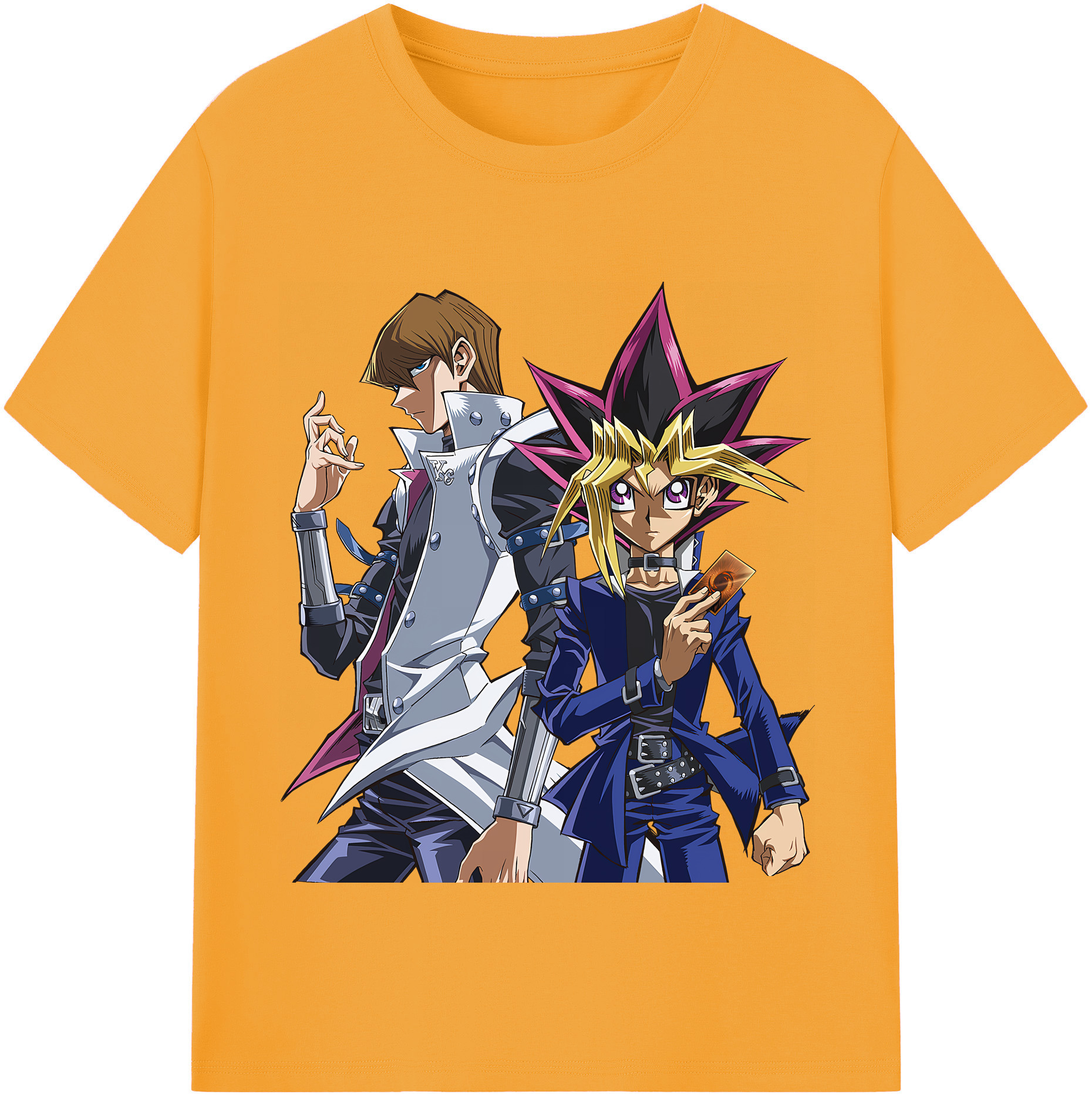 （画像用） 遊☆戯☆王 Yu-Gi-Oh! レディースカジュアルプリントTシャツ（綿100％）