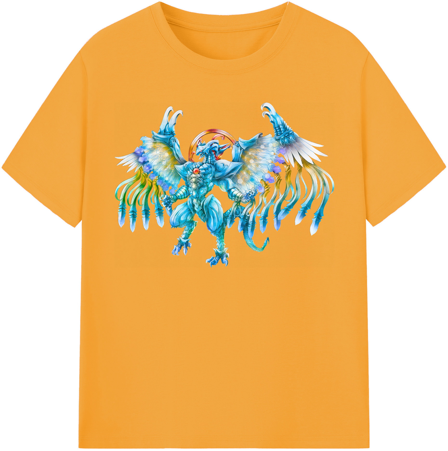 （画像用） 遊☆戯☆王 Yu-Gi-Oh! レディースカジュアルプリントTシャツ（綿100％）