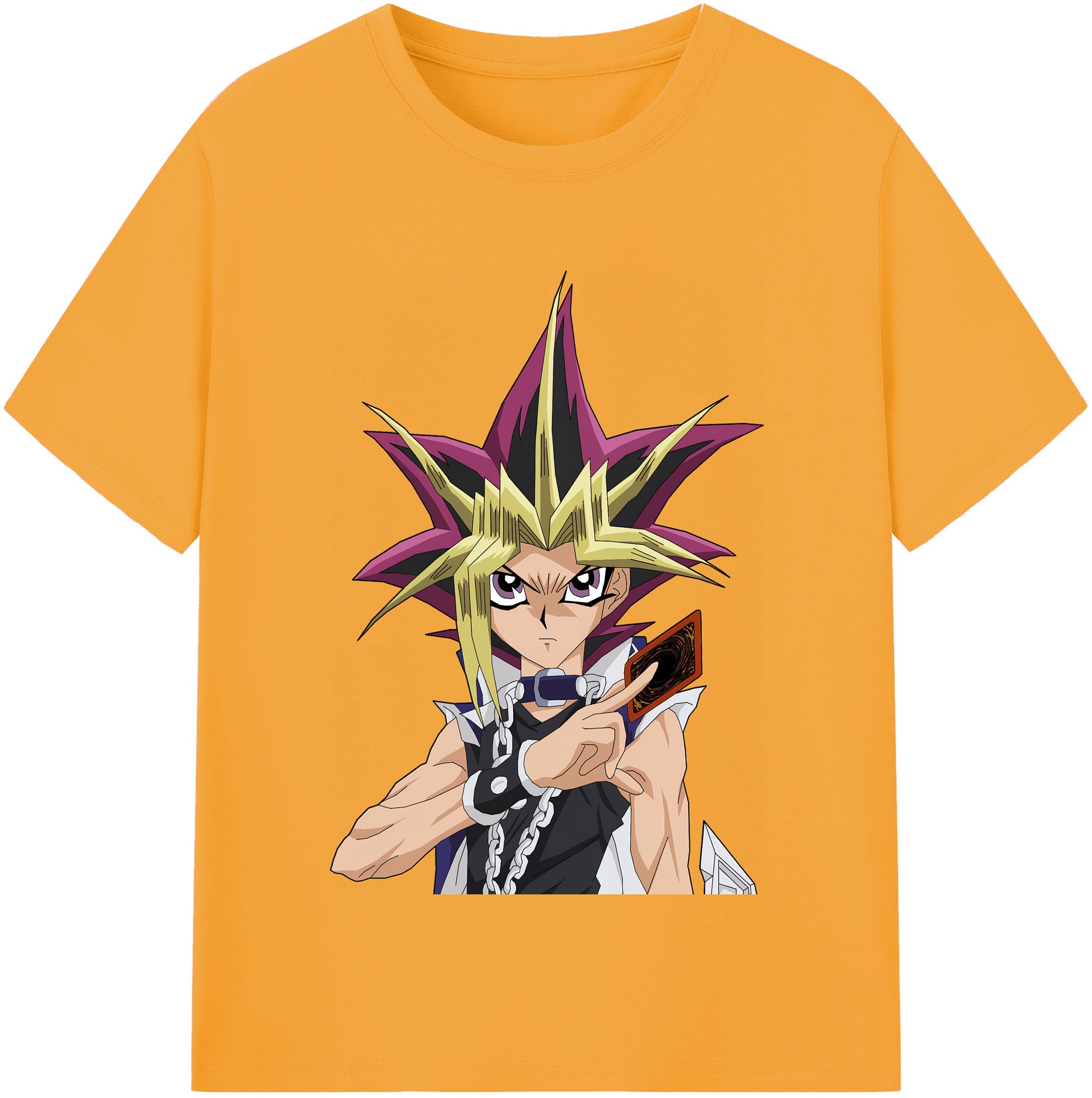（画像用） 遊☆戯☆王 Yu-Gi-Oh! レディースカジュアルプリントTシャツ（綿100％）