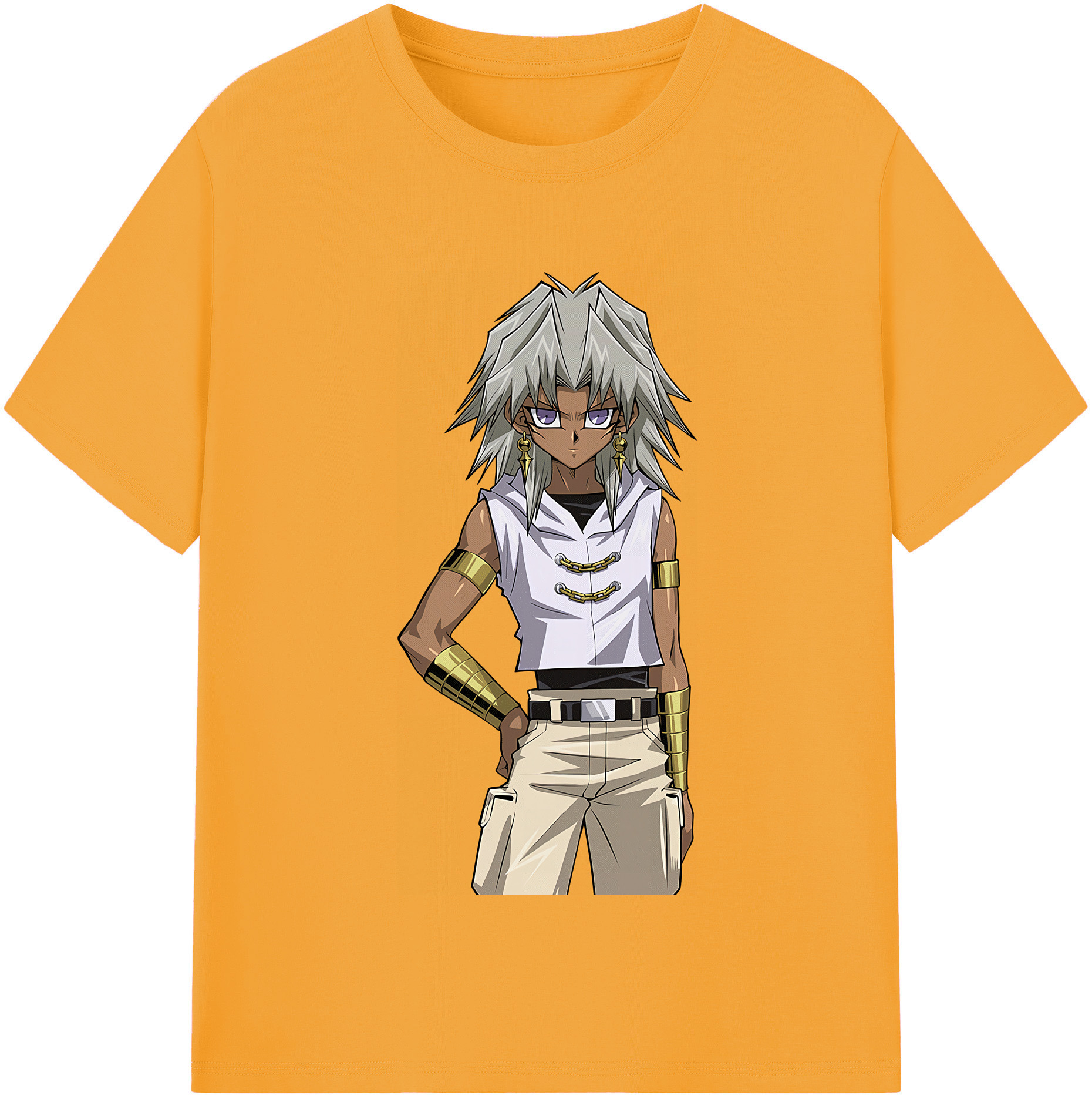 （画像用） 遊☆戯☆王 Yu-Gi-Oh! レディースカジュアルプリントTシャツ（綿100％）