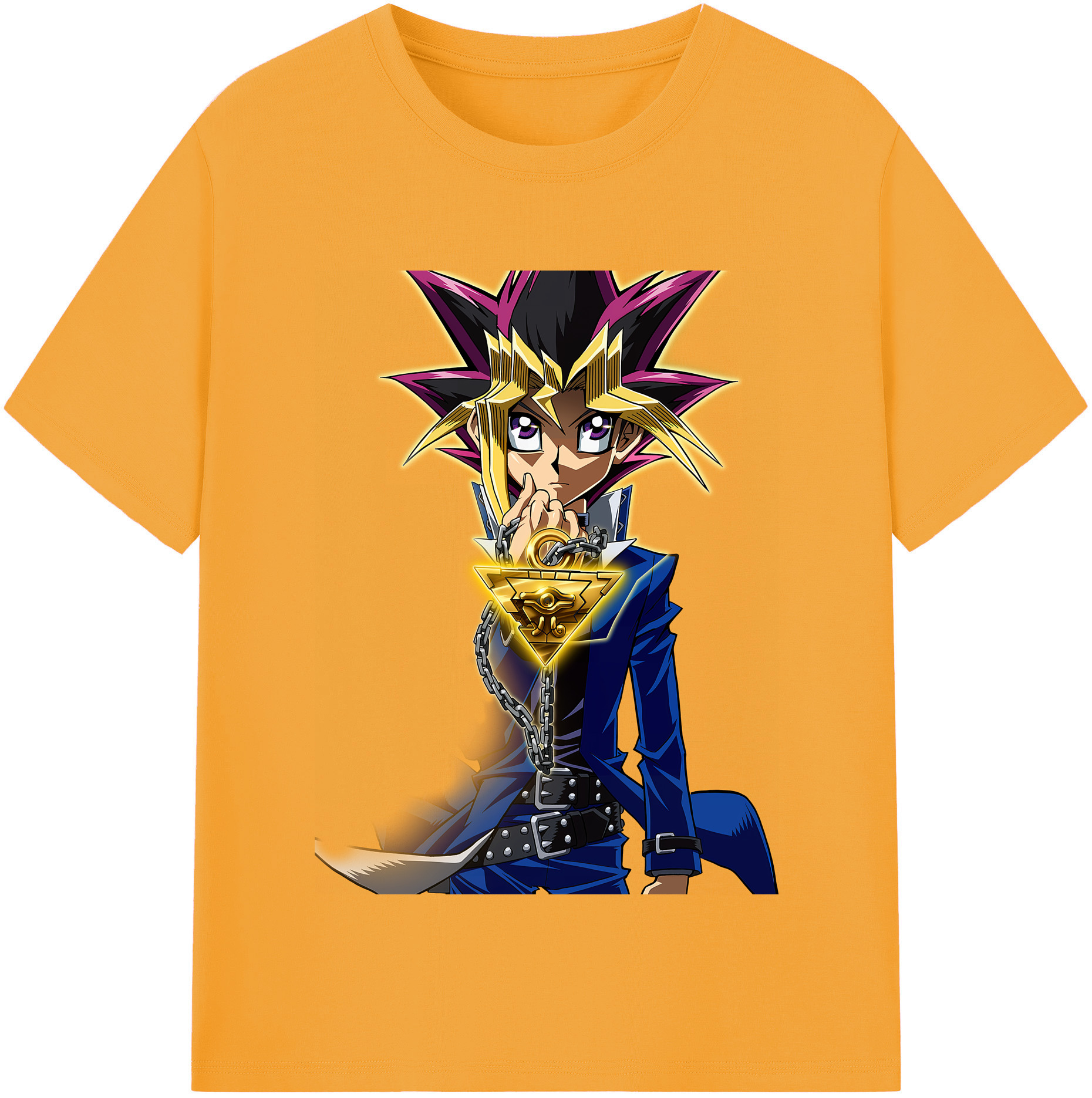 （画像用） 遊☆戯☆王 Yu-Gi-Oh! レディースカジュアルプリントTシャツ（綿100％）