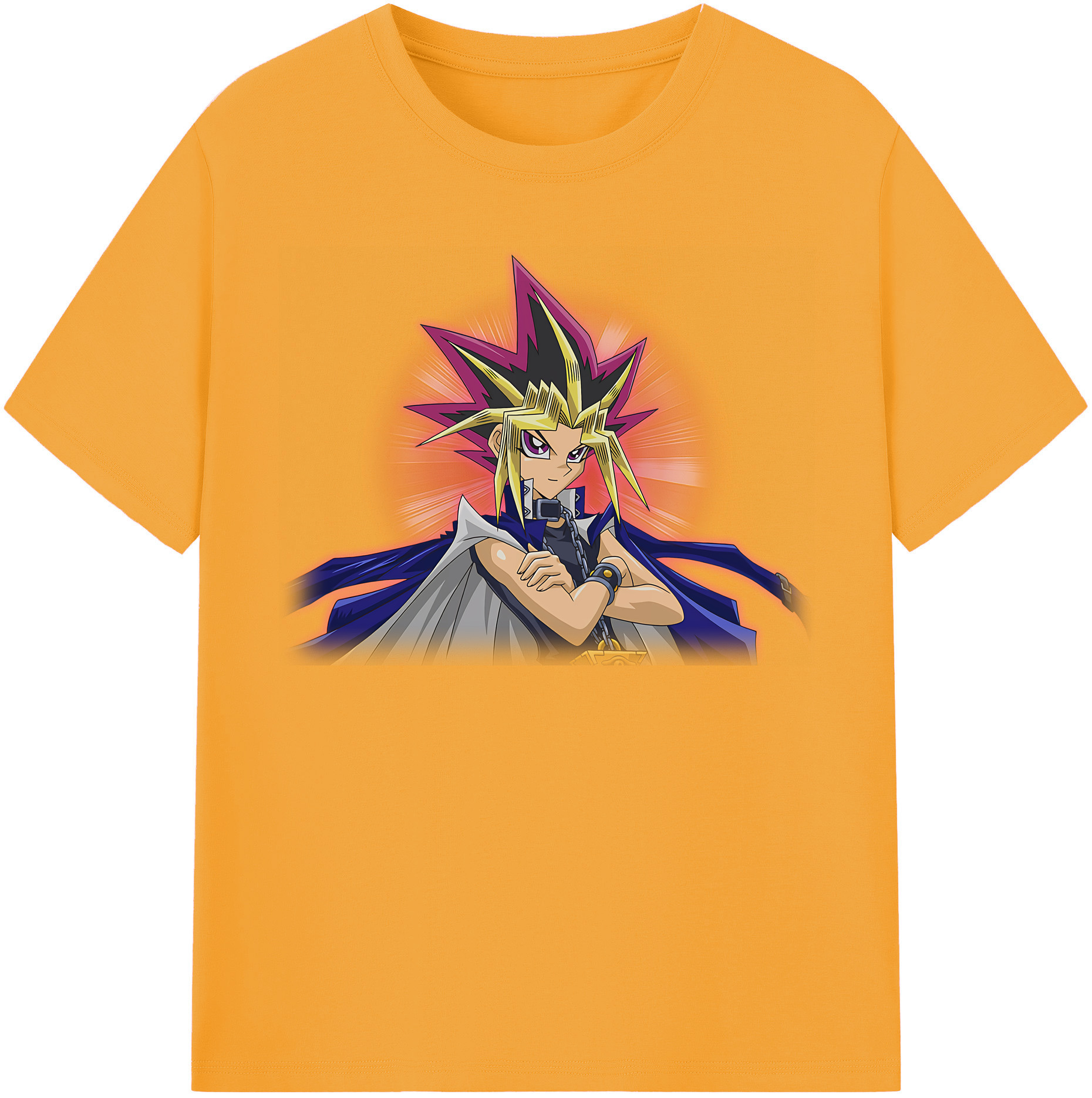 （画像用） 遊☆戯☆王 Yu-Gi-Oh! レディースカジュアルプリントTシャツ（綿100％）