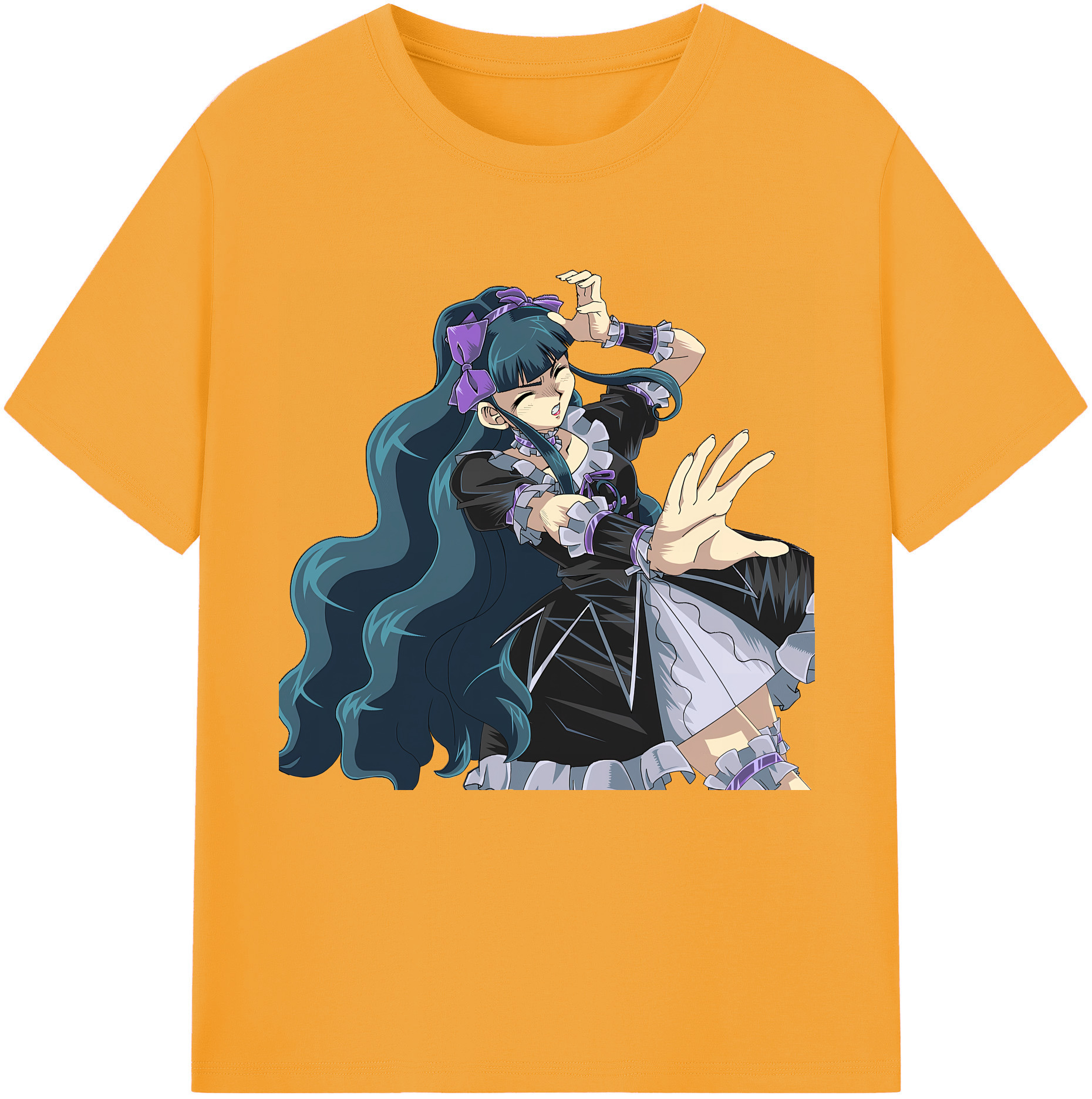 （画像用） 遊☆戯☆王 Yu-Gi-Oh! レディースカジュアルプリントTシャツ（綿100％）