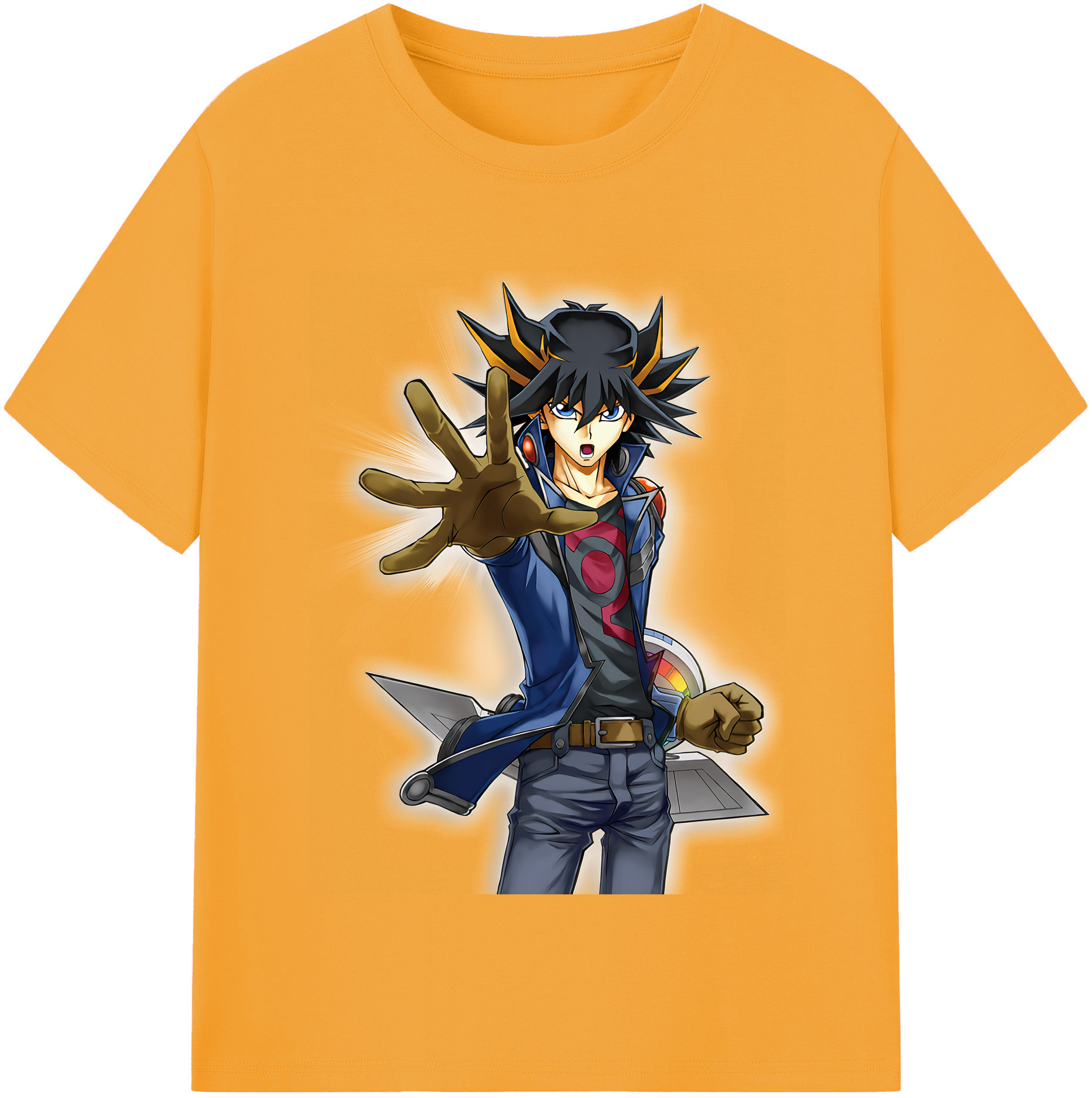 （画像用） 遊☆戯☆王 Yu-Gi-Oh! レディースカジュアルプリントTシャツ（綿100％）