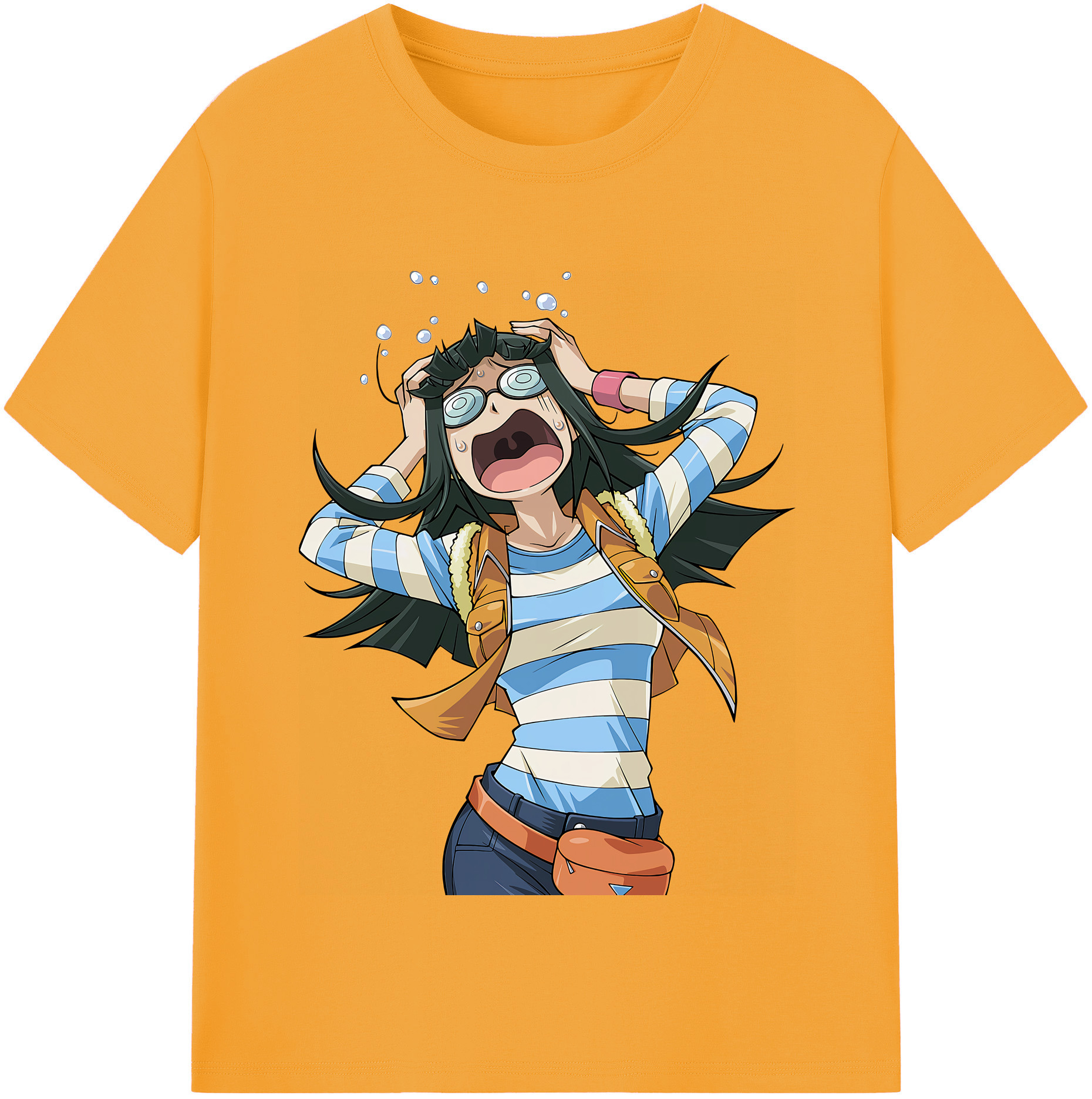 （画像用） 遊☆戯☆王 Yu-Gi-Oh! レディースカジュアルプリントTシャツ（綿100％）