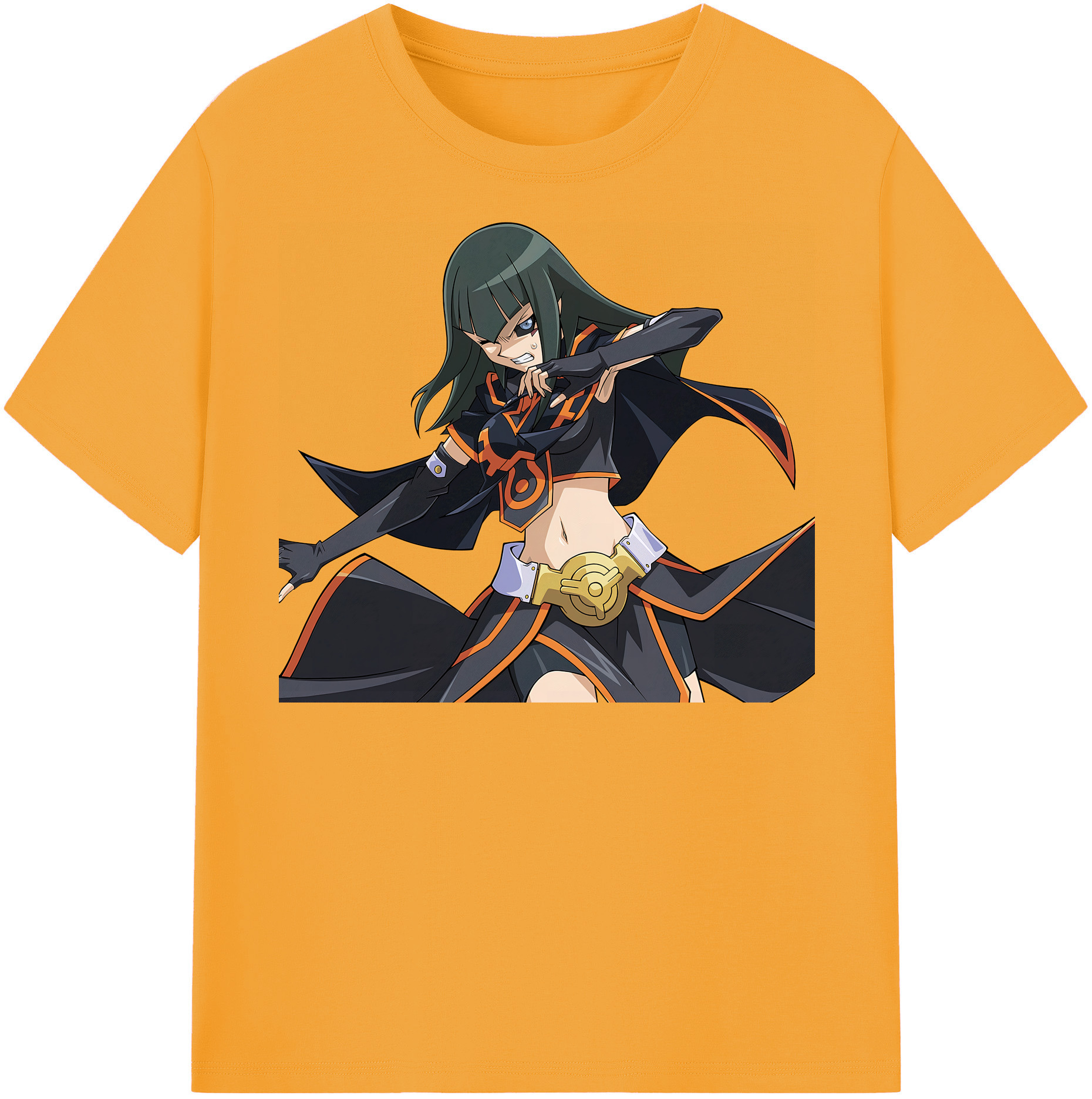 （画像用） 遊☆戯☆王 Yu-Gi-Oh! レディースカジュアルプリントTシャツ（綿100％）
