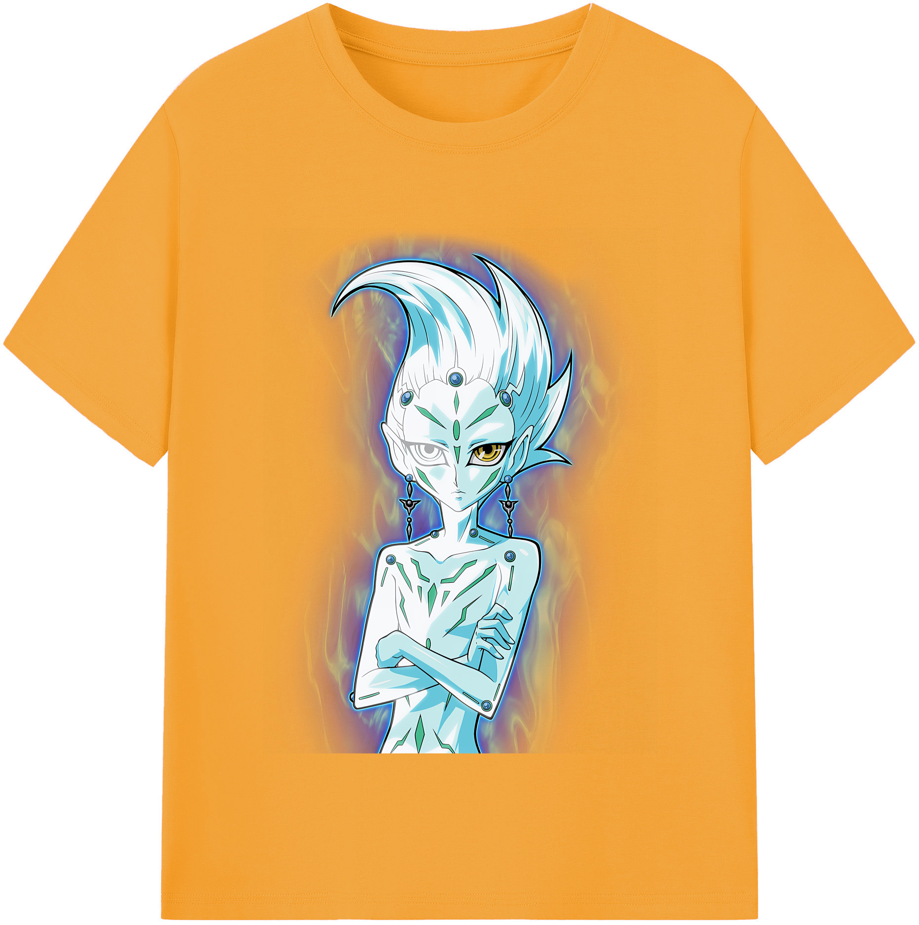 （画像用） 遊☆戯☆王 Yu-Gi-Oh! レディースカジュアルプリントTシャツ（綿100％）