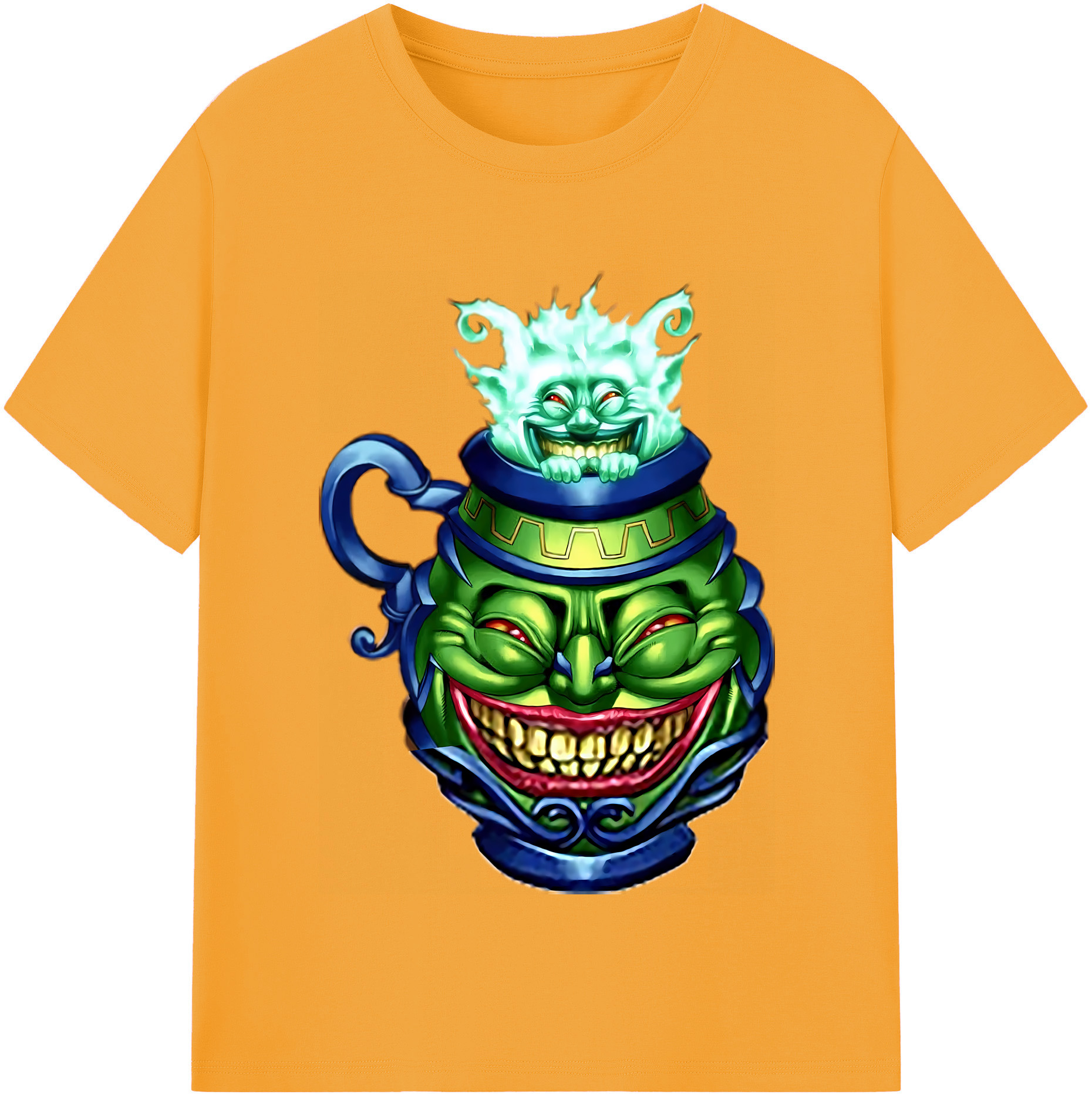 （画像用） 遊☆戯☆王 Yu-Gi-Oh! レディースカジュアルプリントTシャツ（綿100％）