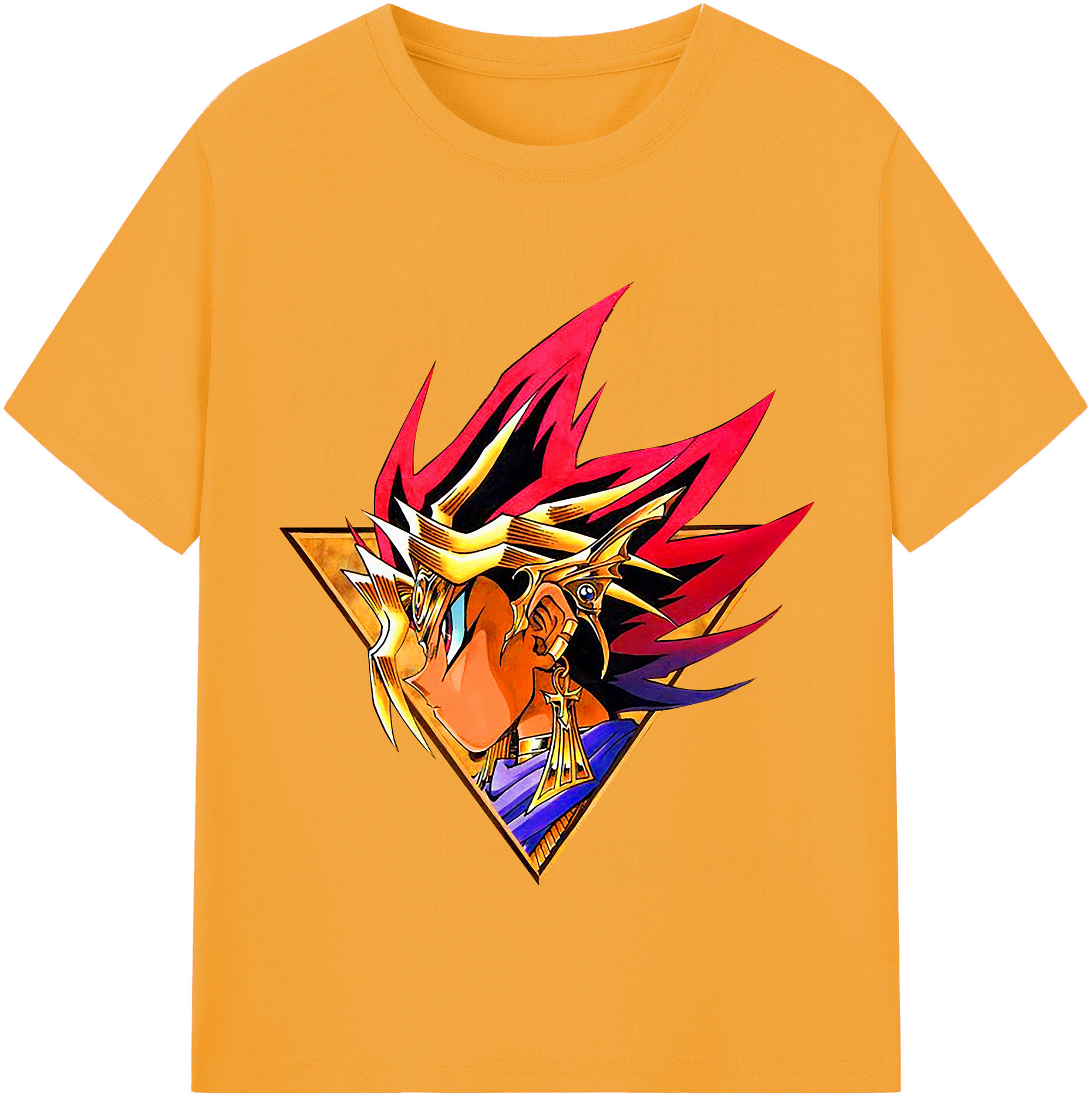 （画像用） 遊☆戯☆王 Yu-Gi-Oh! レディースカジュアルプリントTシャツ（綿100％）