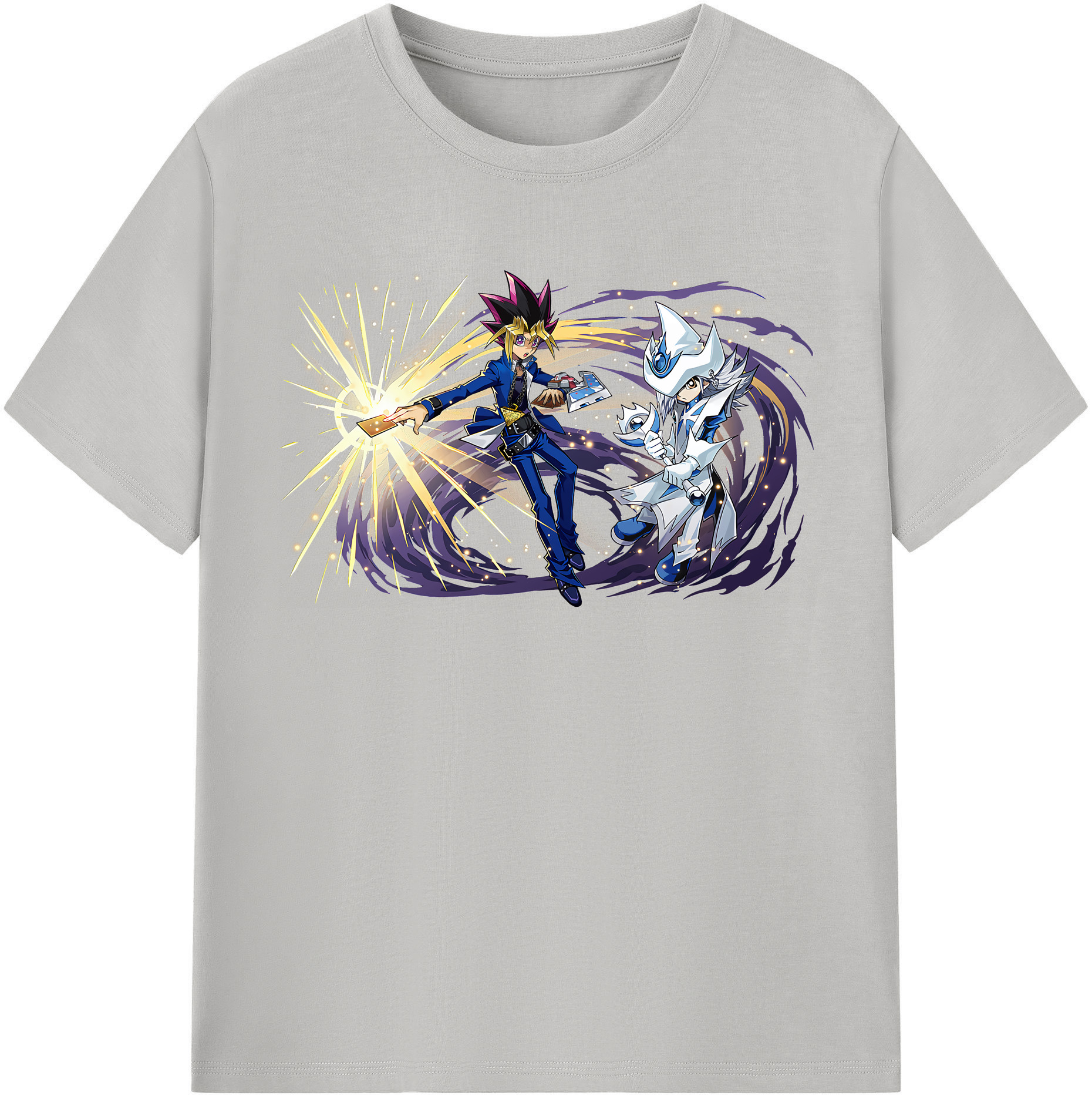（画像用） 遊☆戯☆王 Yu-Gi-Oh! レディースカジュアルプリントTシャツ（綿100％）