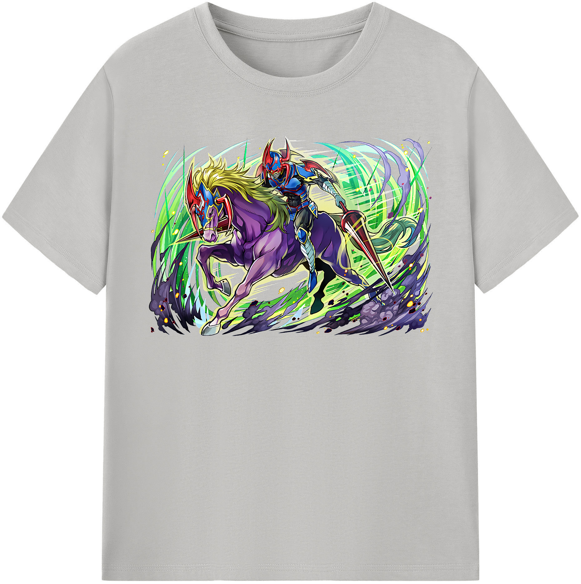 （画像用） 遊☆戯☆王 Yu-Gi-Oh! レディースカジュアルプリントTシャツ（綿100％）