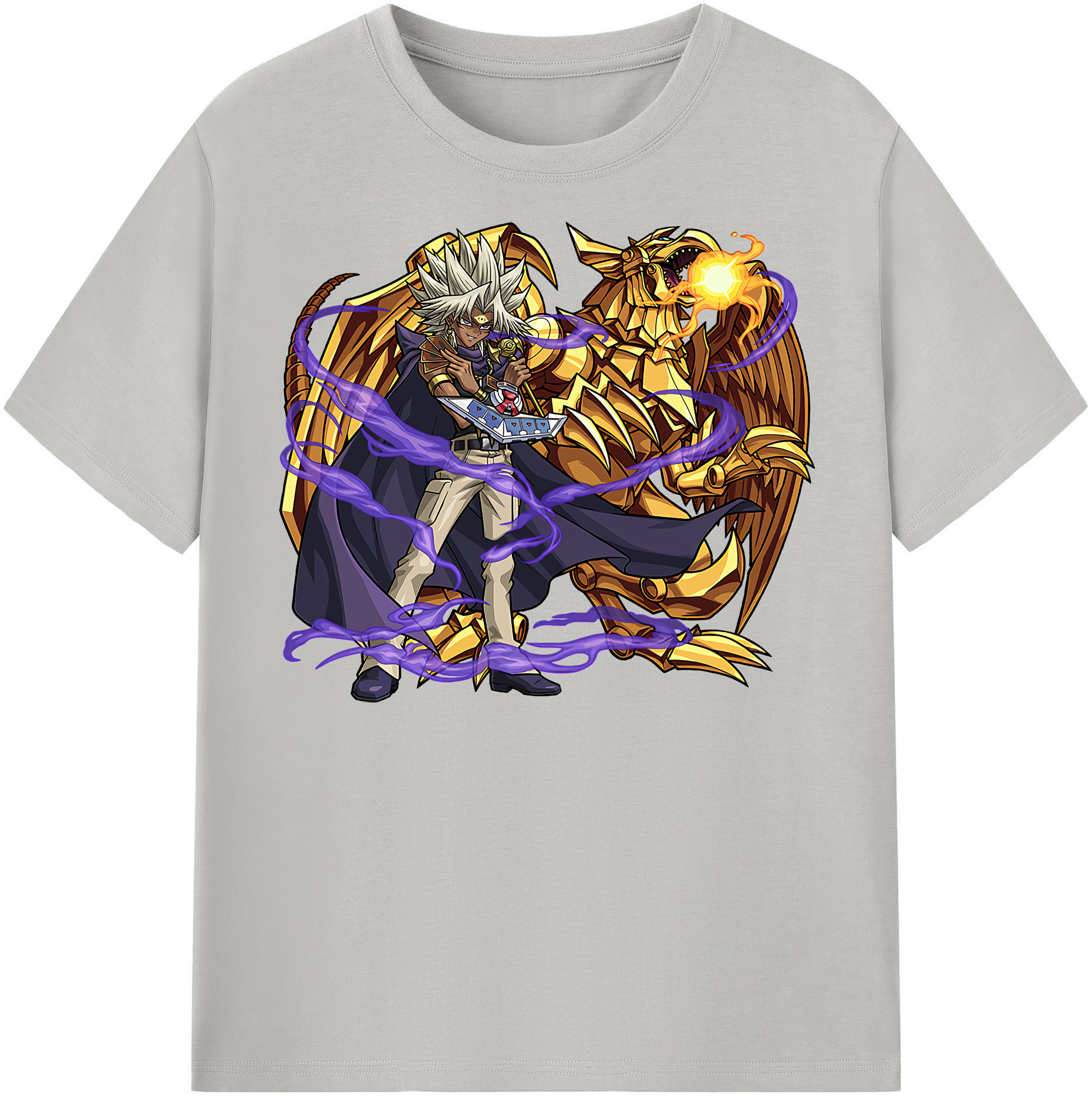 （画像用） 遊☆戯☆王 Yu-Gi-Oh! レディースカジュアルプリントTシャツ（綿100％）
